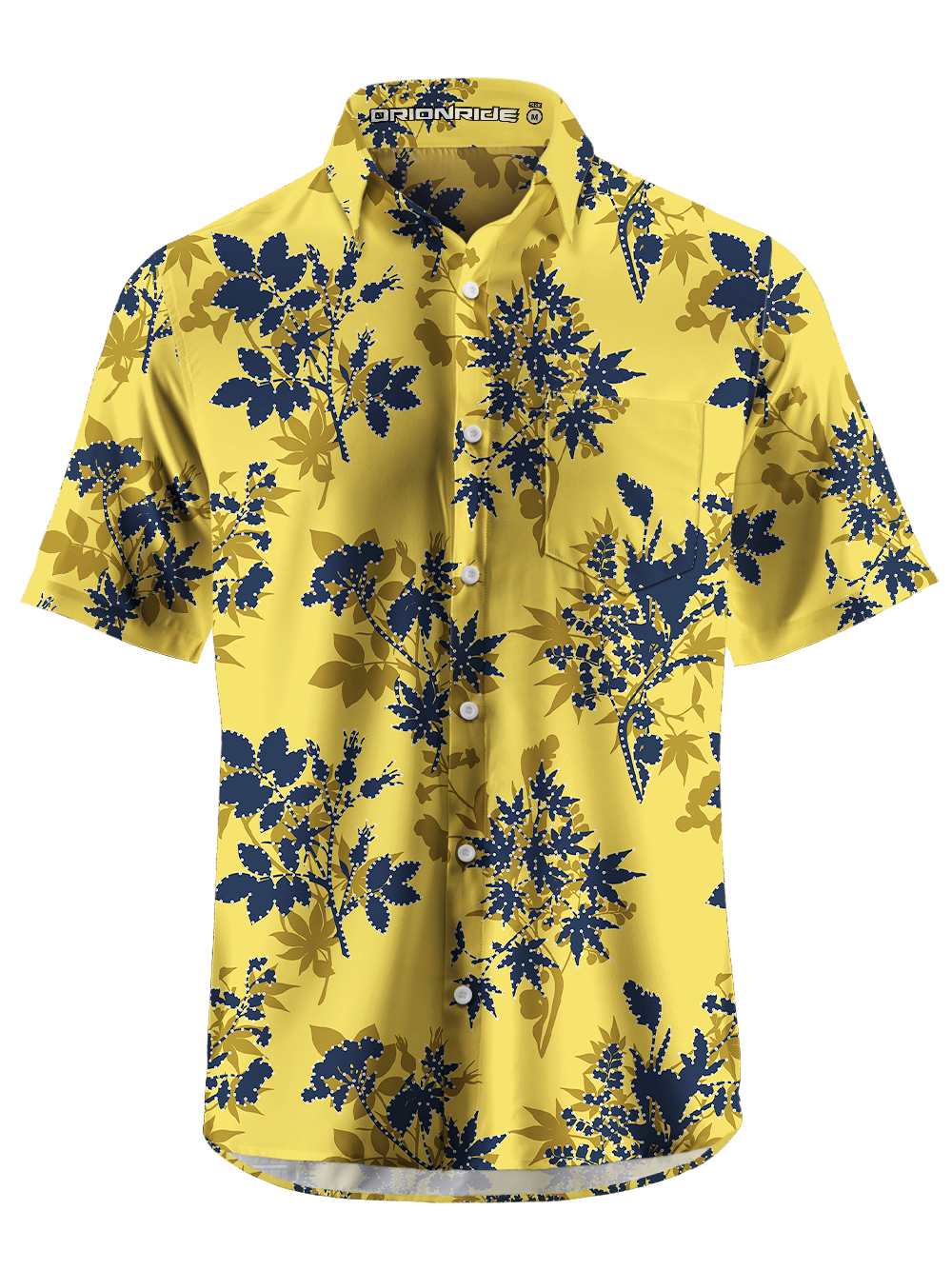 Orionride Subtropical Style Zipper Pockets Ultra Lightweight Short Sleeves Gravel Shirt