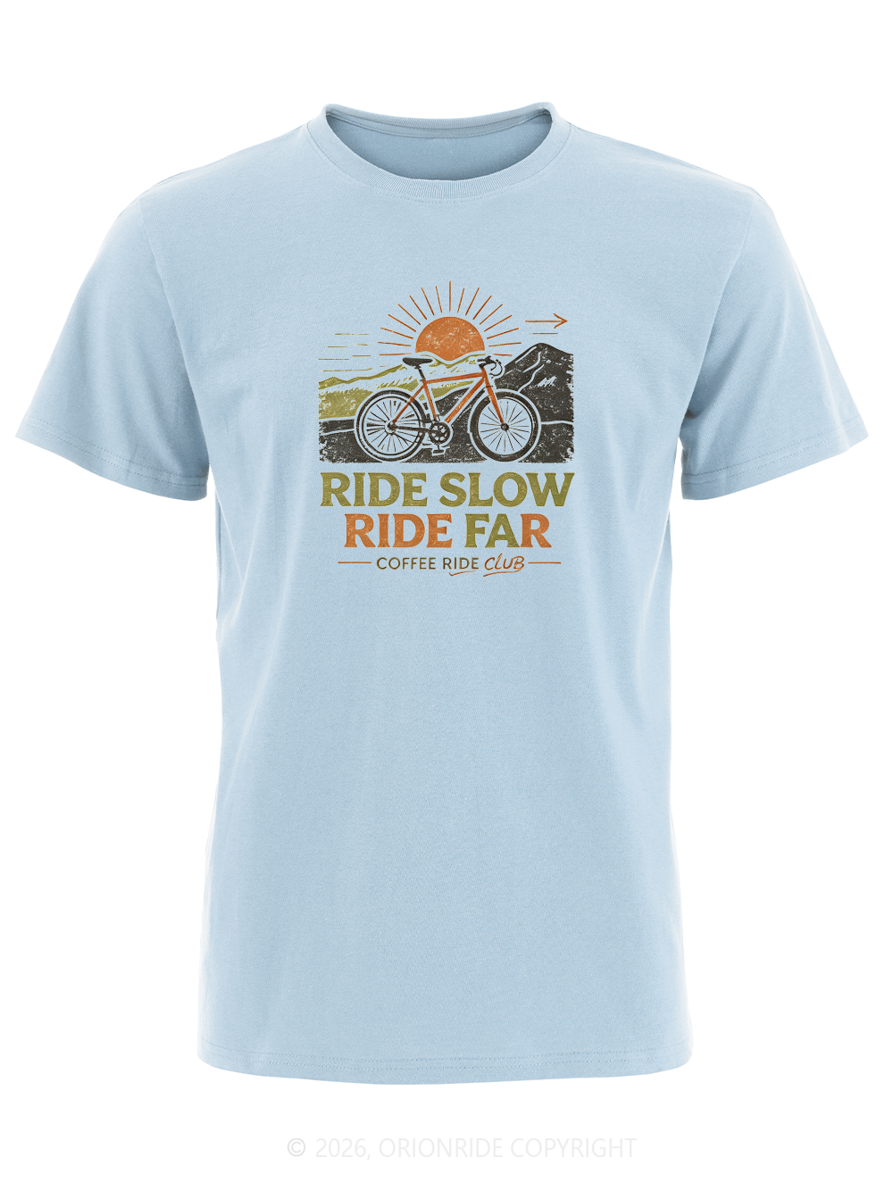 Orionride Slow Ride Short Sleeves Bike T-Shirt