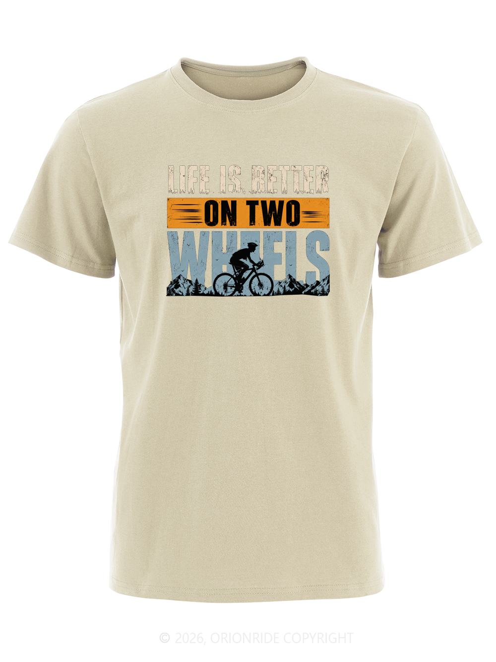 Orionride Two Wheel Soul Short Sleeves Bike T-Shirt
