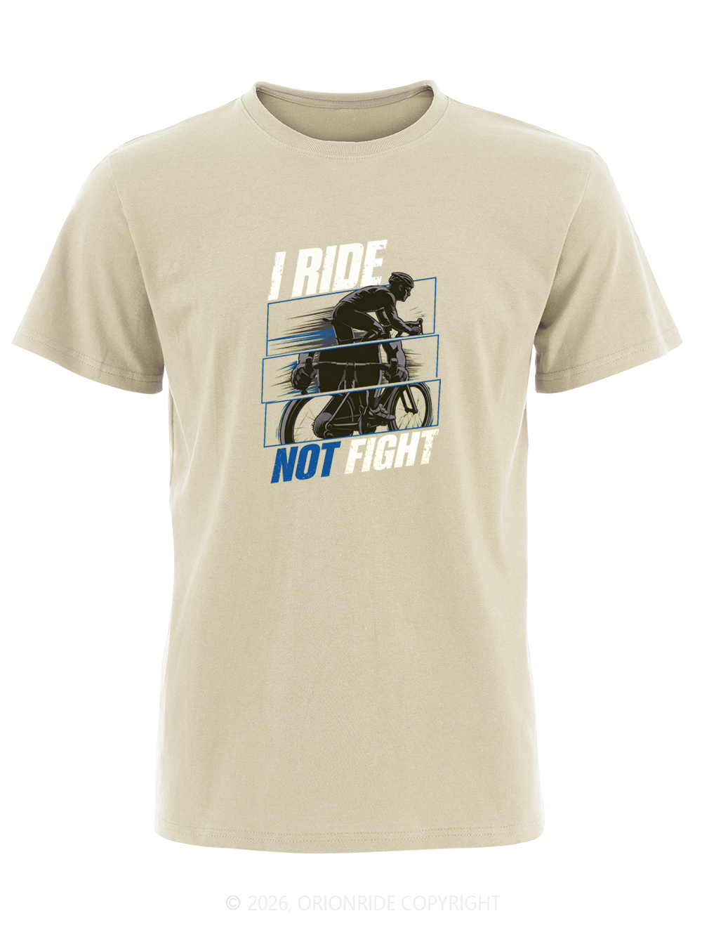 Orionride I Ride Not Fight Short Sleeves Bike T-Shirt