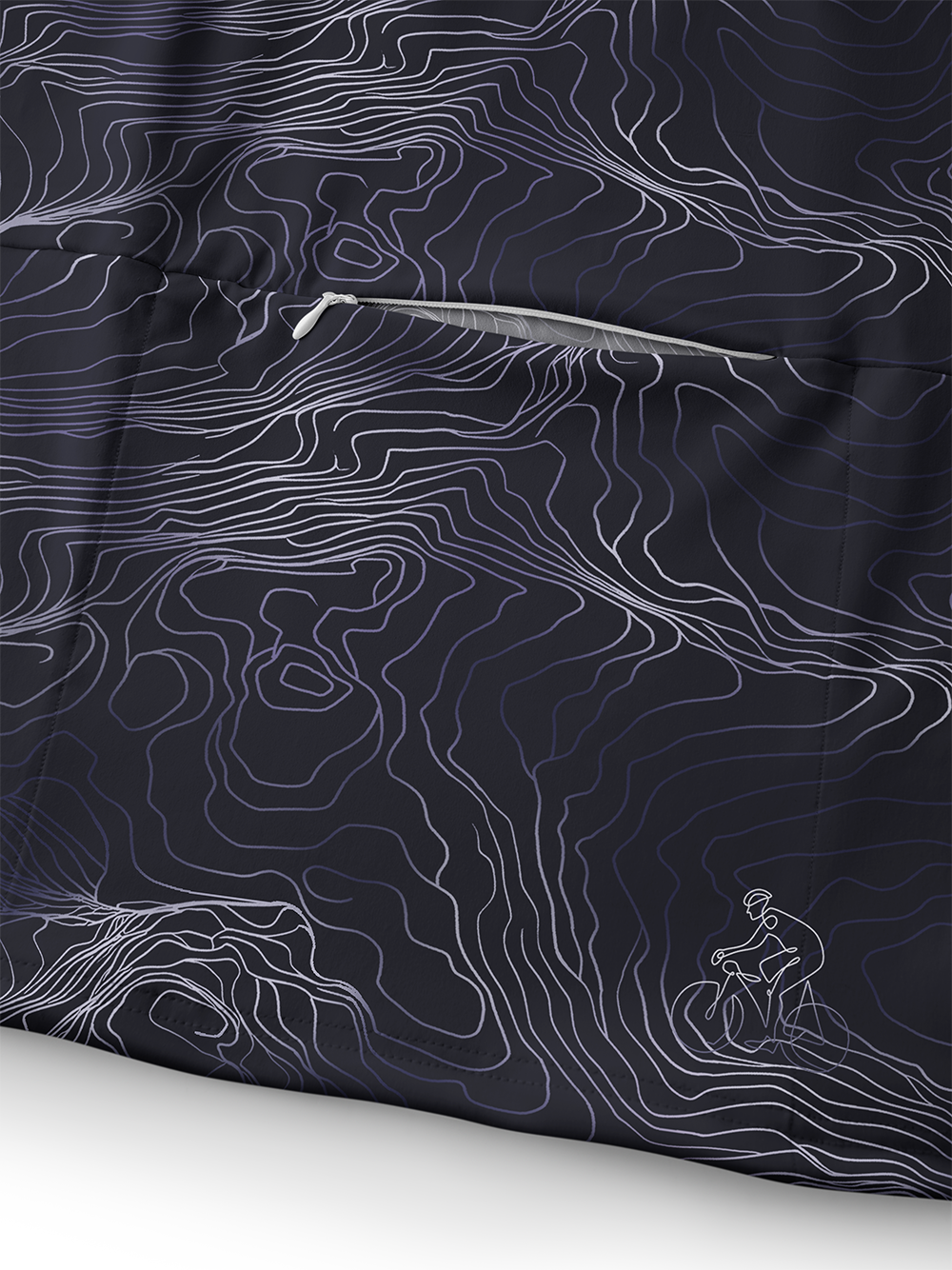 Orionride Rugged Contours Long Sleeve Cycling Hoodie Shirt