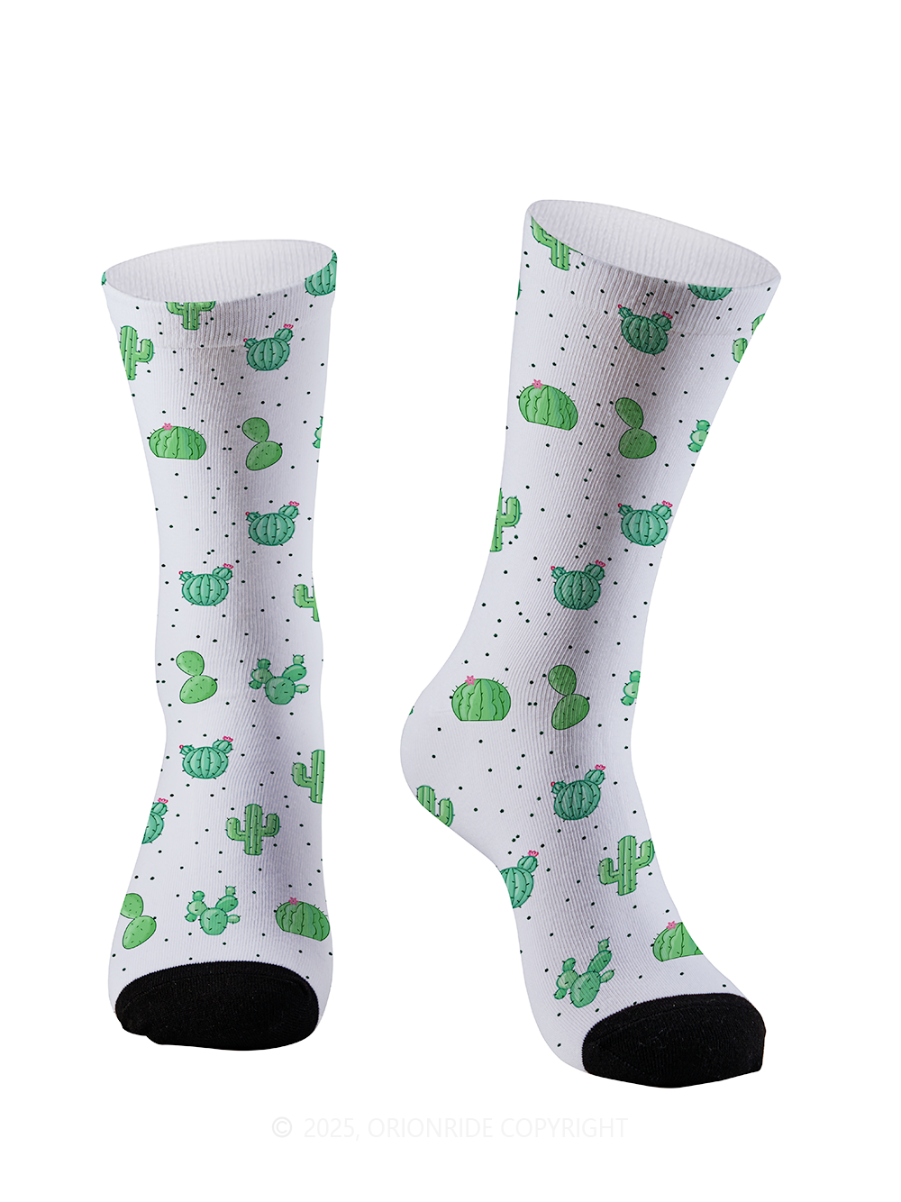 Orionride Cactus Print Cycling Socks