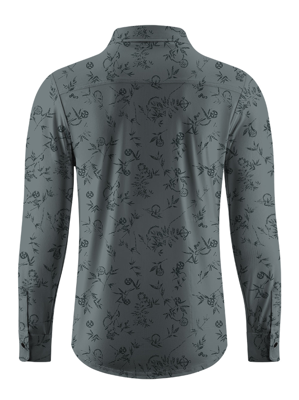 Orionride Leaf Stem Gear Men's Stretchy Breathable Long Sleeve Gravel Shirt