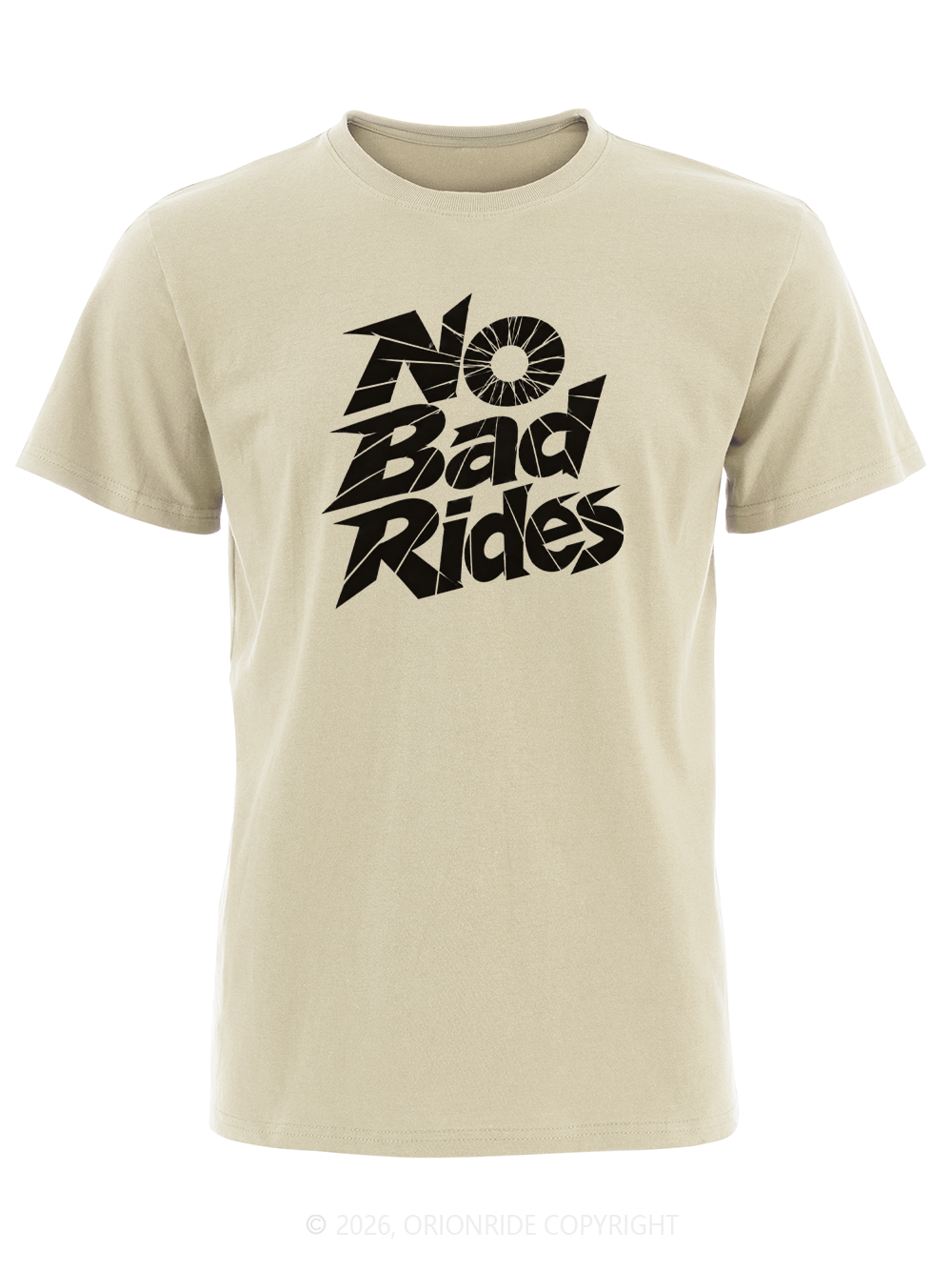 Orionride No Bad Rides Short Sleeves Bike T-Shirt
