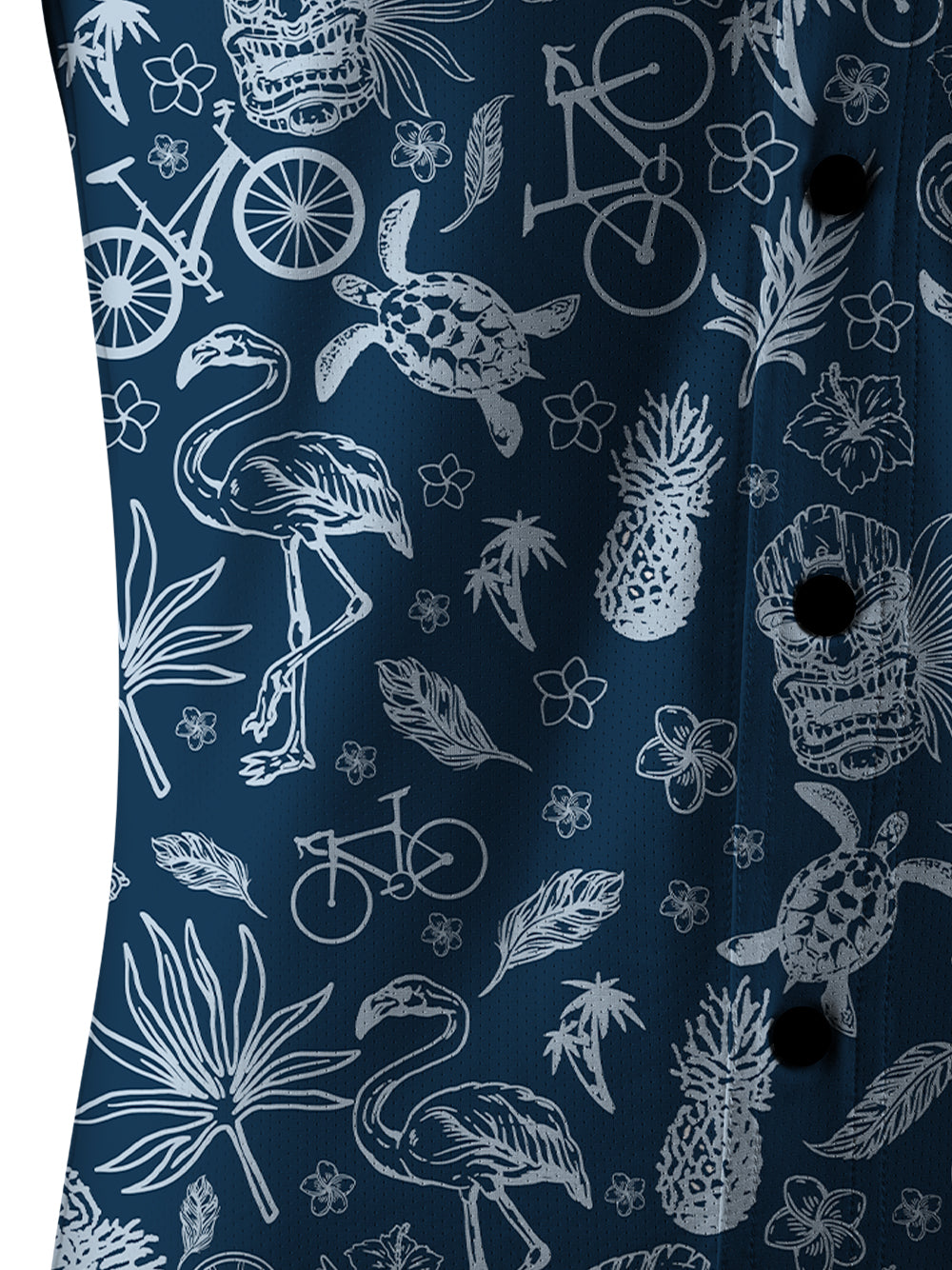 Orionride Marine Life Men's Stretchy Breathable Long Sleeve Gravel Shirt