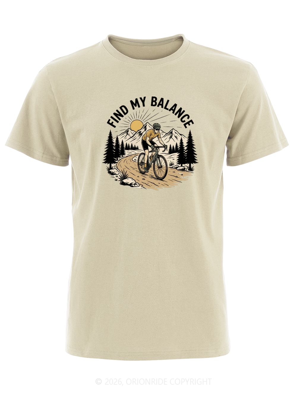Orionride Find My Balance Short Sleeves Bike T-Shirt