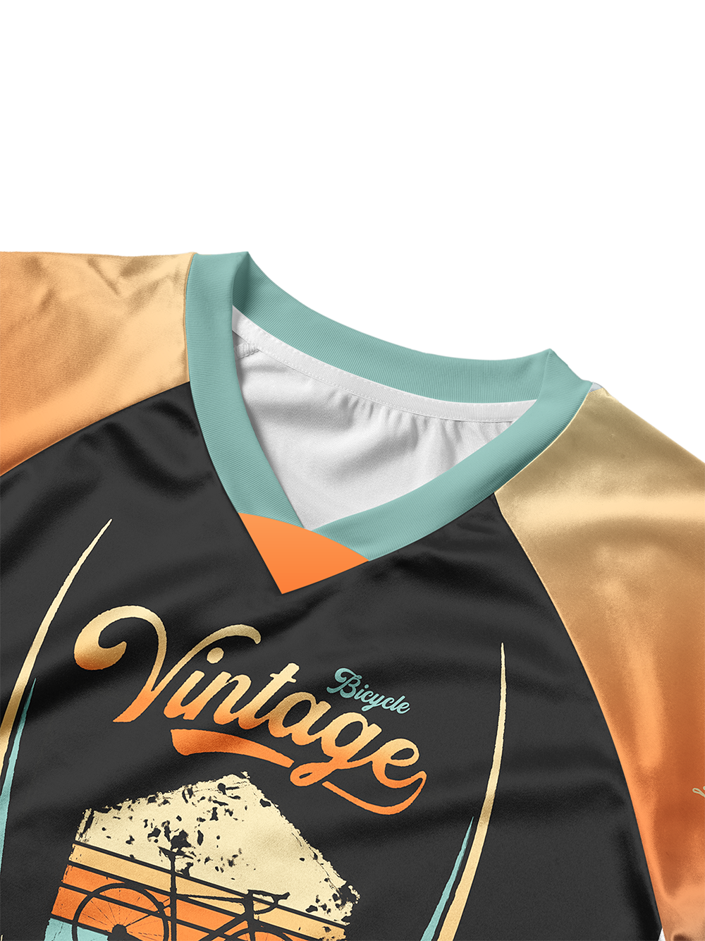 Orionride Vintage Bicycle Women's Sports Crop Jersey