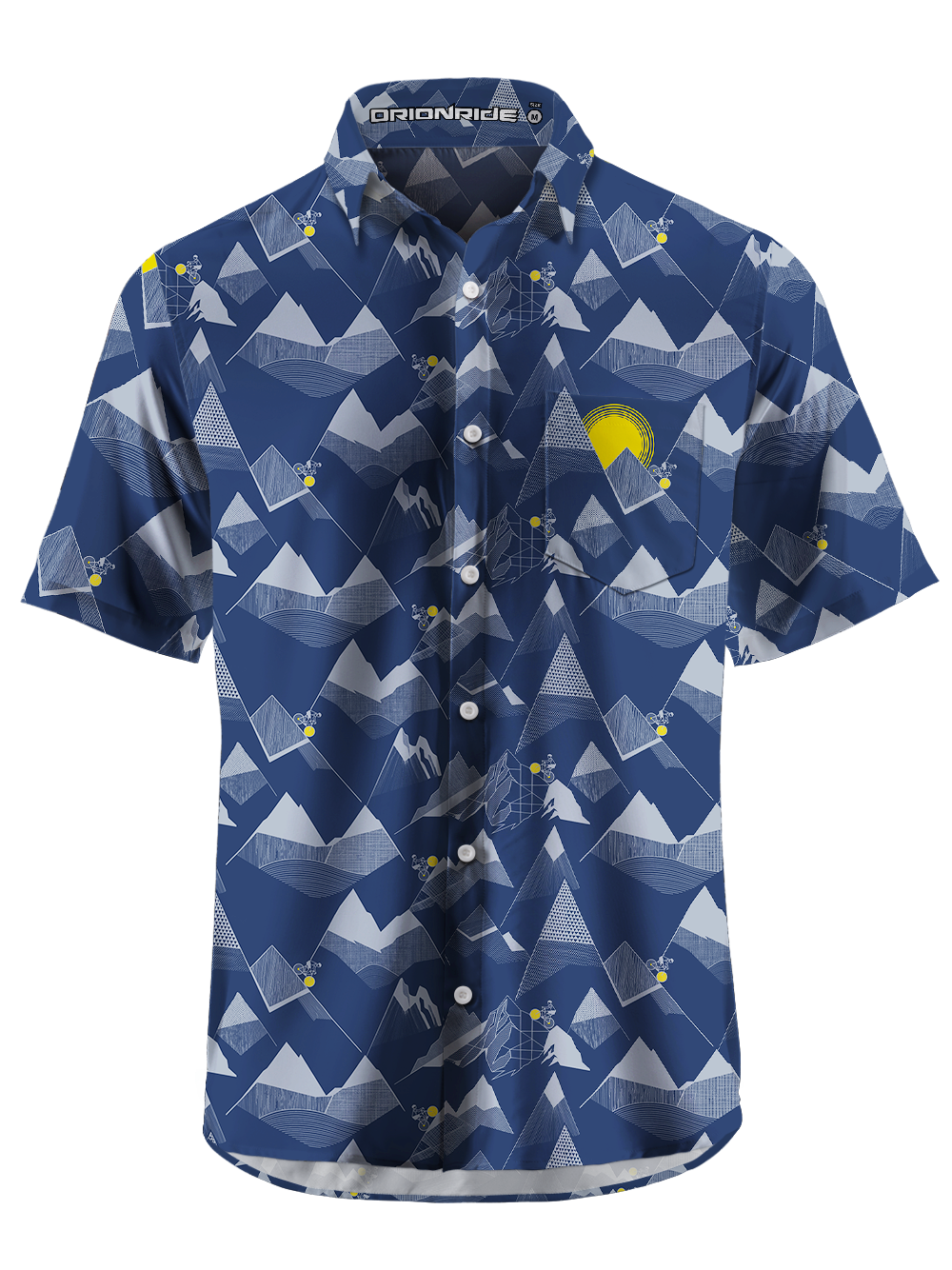 Orionride Steep Rock Walls Zipper Pockets Ultra Lightweight Short Sleeves Gravel Shirt