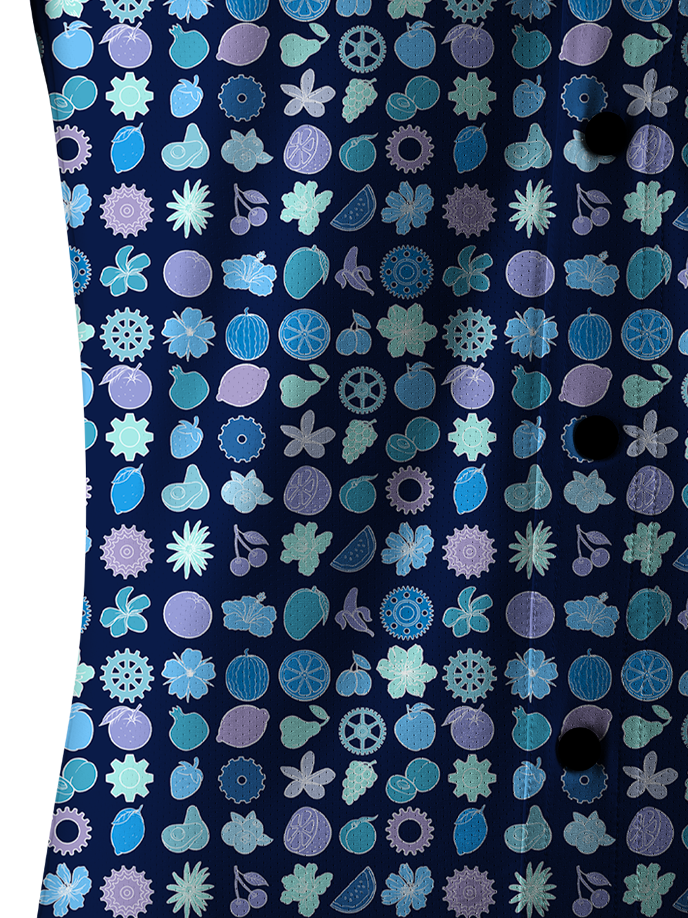 Orionride Fruit Maze Men's Stretchy Breathable Long Sleeve Gravel Shirt