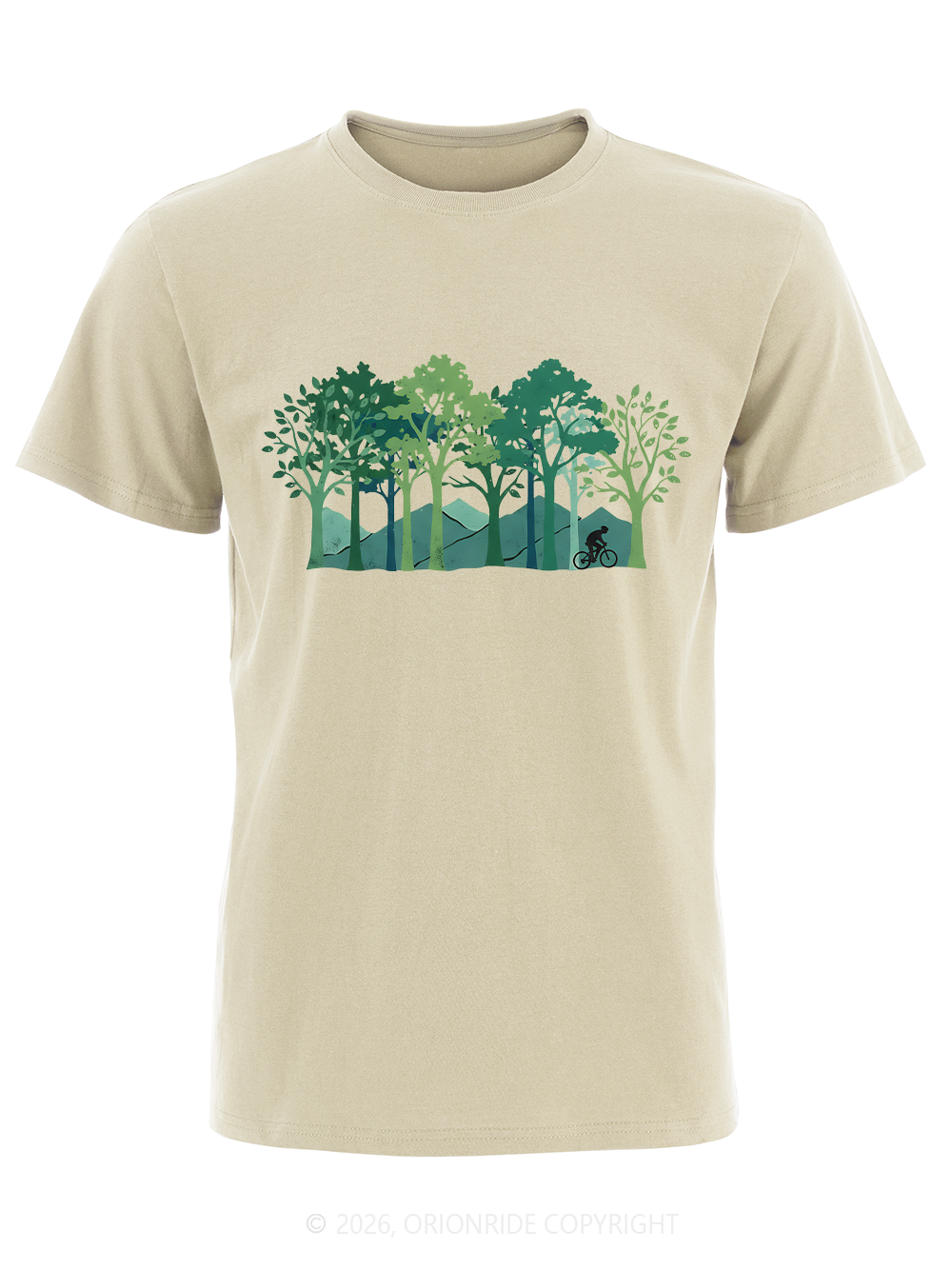 Orionride Galloping Through The Forest Short Sleeves Bike T-Shirt