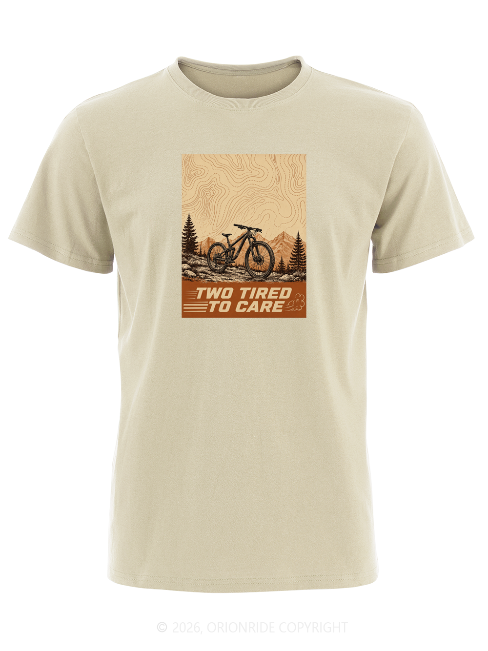Orionride Topographic Reverie Short Sleeves Bike T-Shirt