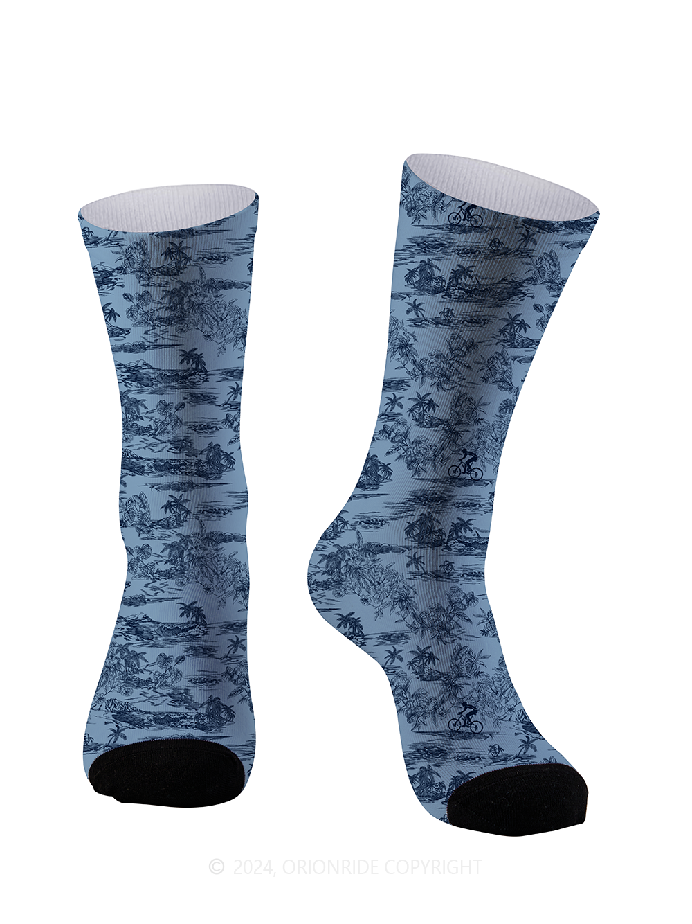 Orionride Blue Island Cycling Socks