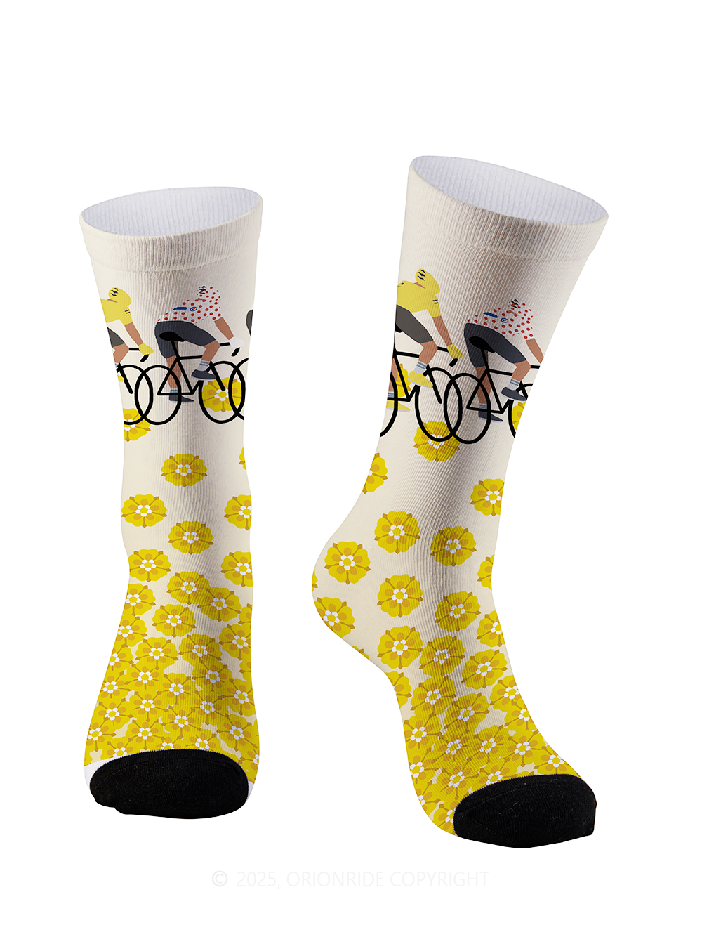 Orionride Pedal To The Bloom Cycling Socks