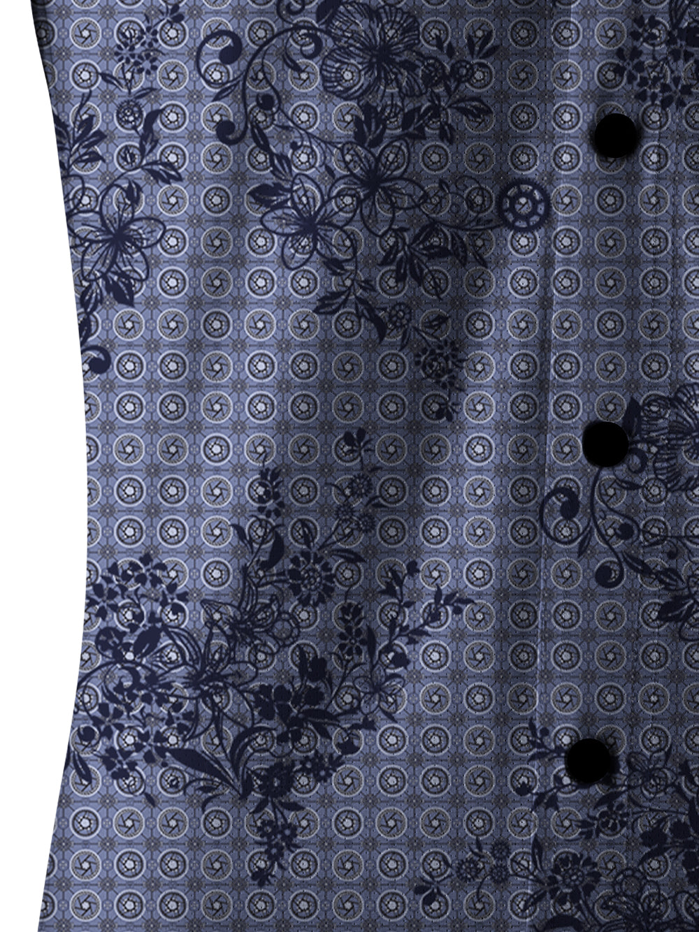 Orionride Hibiscus Secret Men's Stretchy Breathable Long Sleeve Gravel Shirt