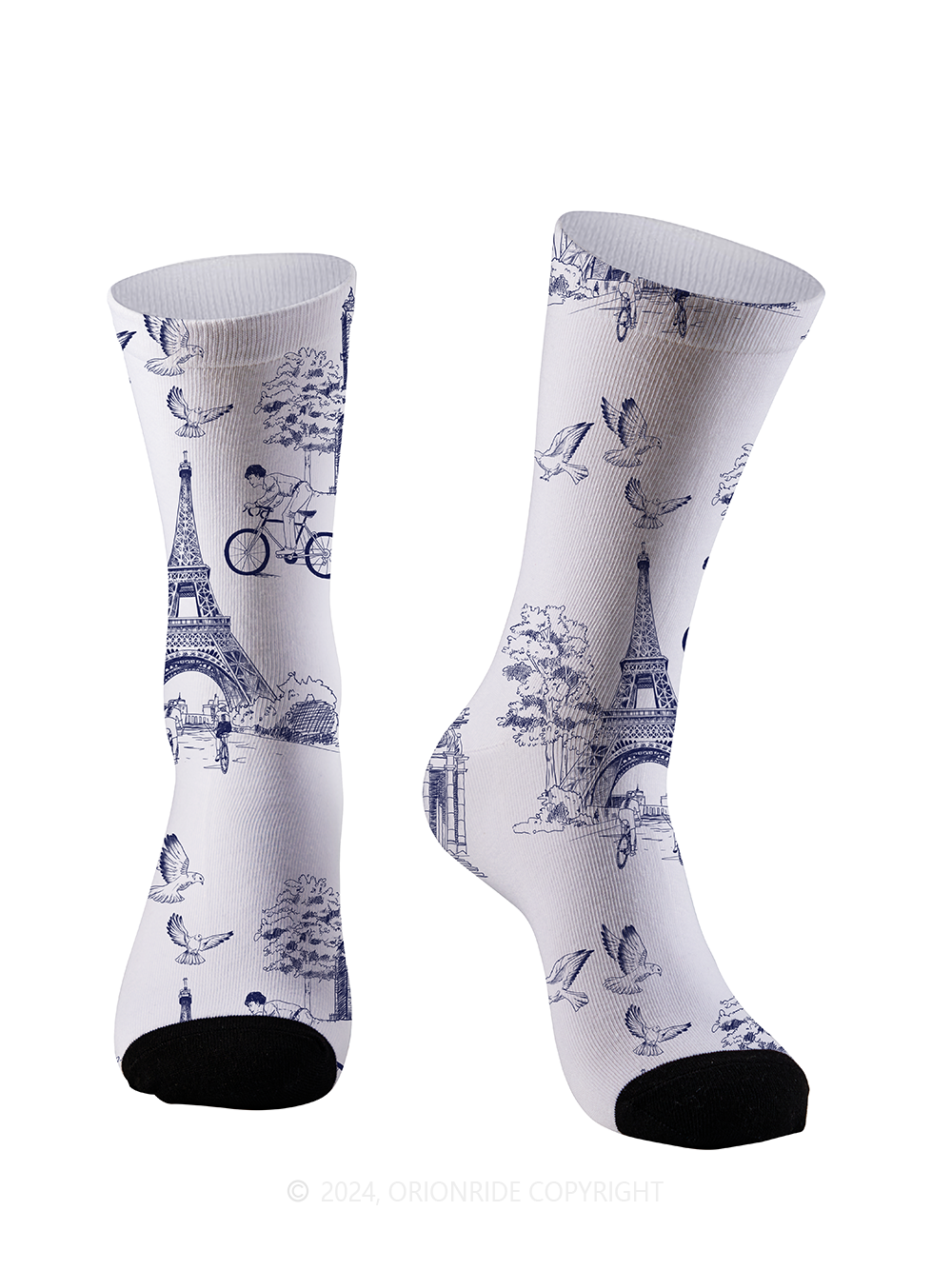 Orionride Paris Stories Cycling Socks