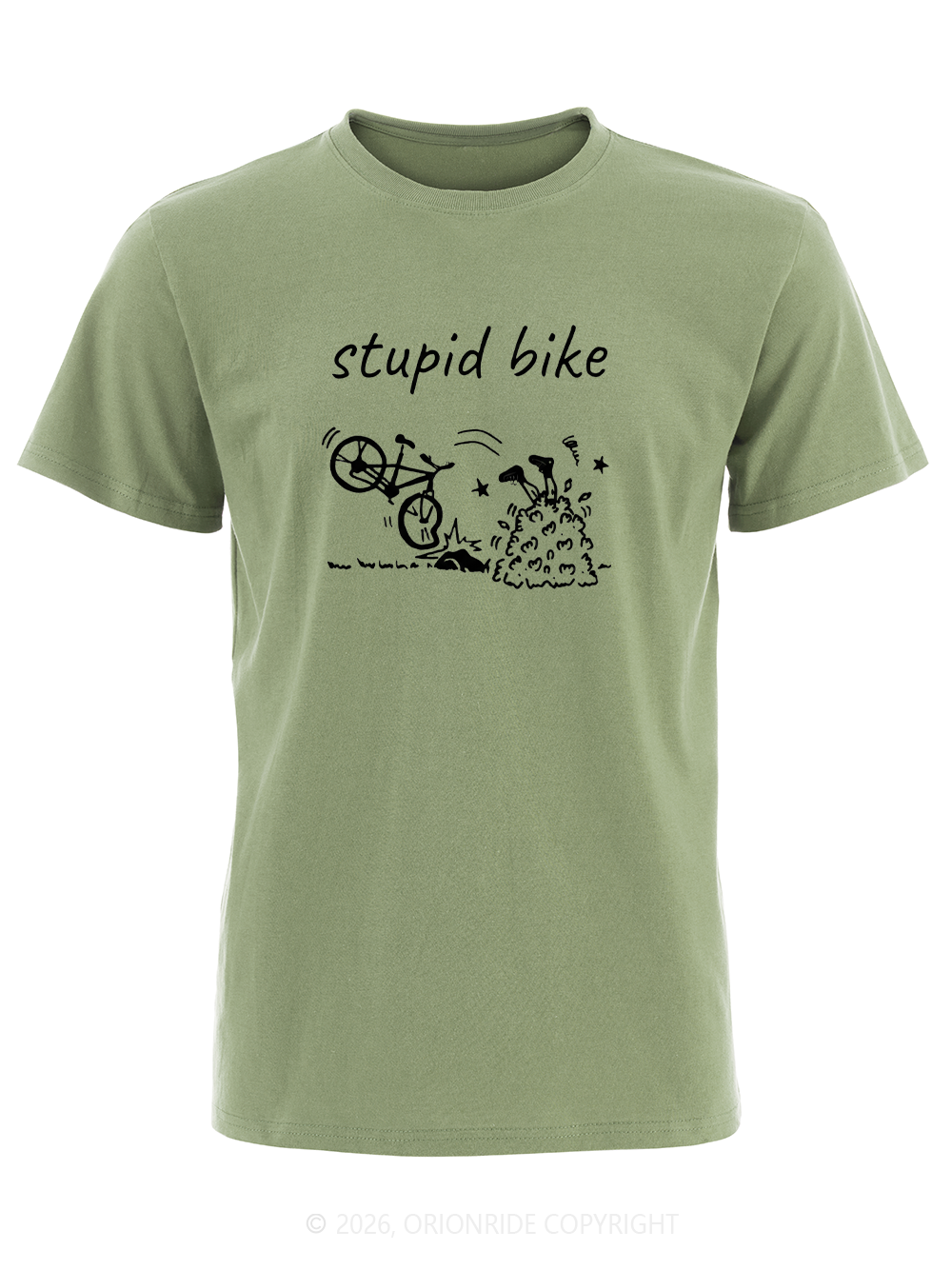 Orionride Stupid Bike Short Sleeves Bike T-Shirt