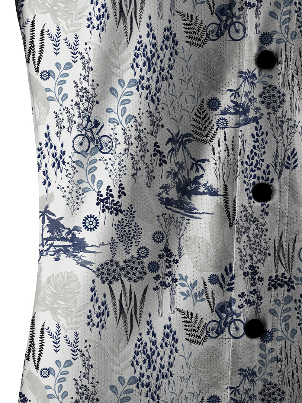 Orionride Dense Forest Men's Stretchy Breathable Long Sleeve Gravel Shirt