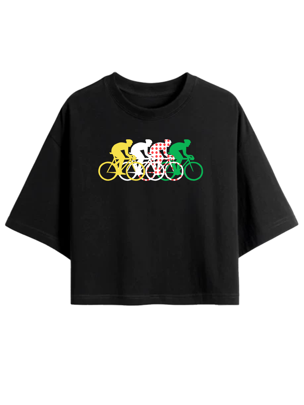 Orionride Cyclist Road Women's Oversize Cycling Crop Tops