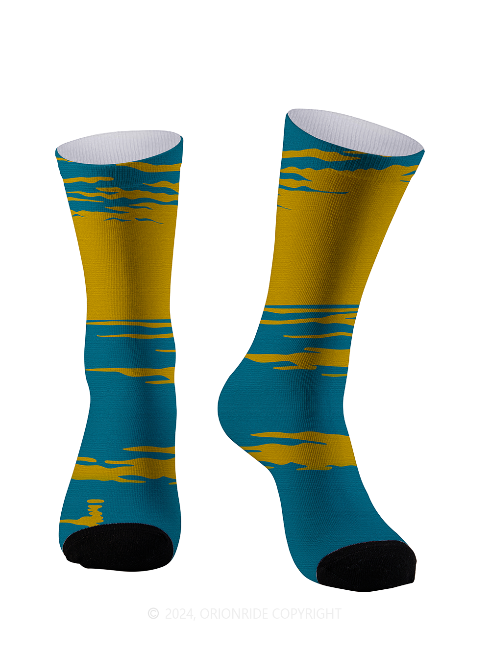 Orionride Dog On Beach Cycling Socks