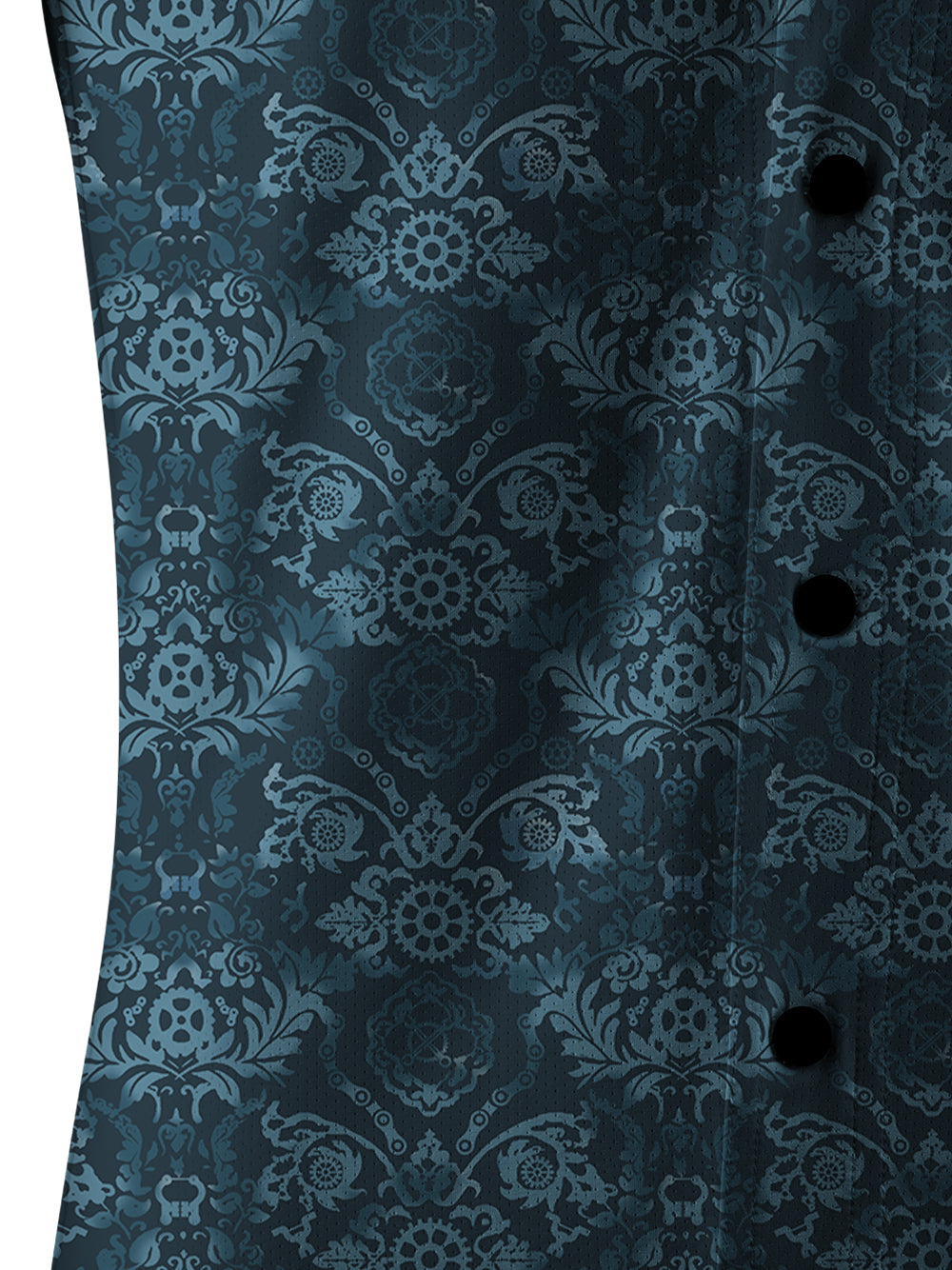 Orionride Chain Gear Flower Men's Stretchy Breathable Long Sleeve Gravel Shirt