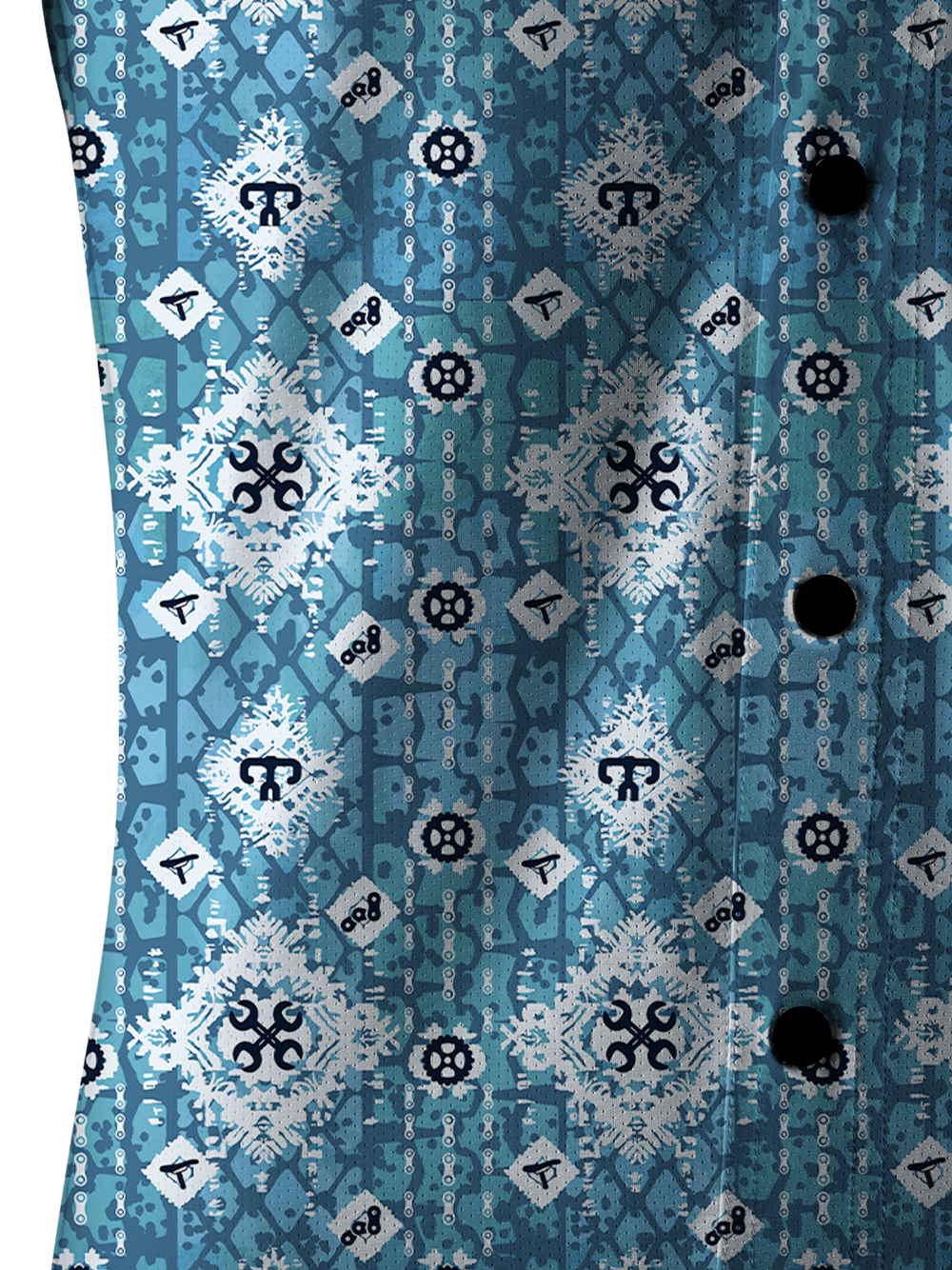 Orionride Wheel Tracks Men's Stretchy Breathable Long Sleeve Gravel Shirt