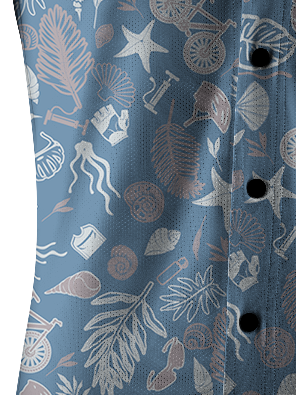 Orionride Underwater World Men's Stretchy Breathable Long Sleeve Gravel Shirt