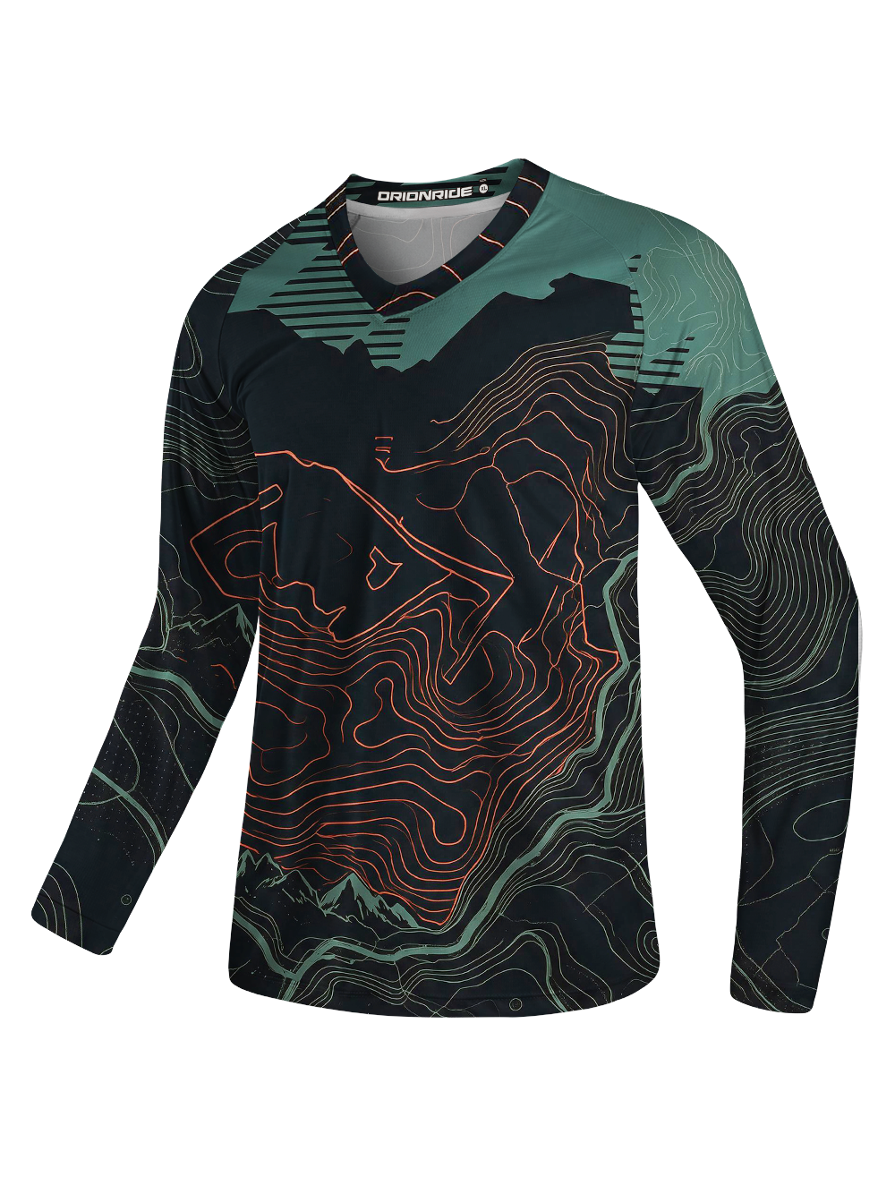 Orionride Thermal Cartography Long Sleeve Downhill Jersey