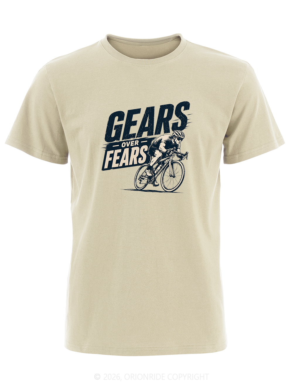 Orionride Gears Over Fears Short Sleeves Bike T-Shirt