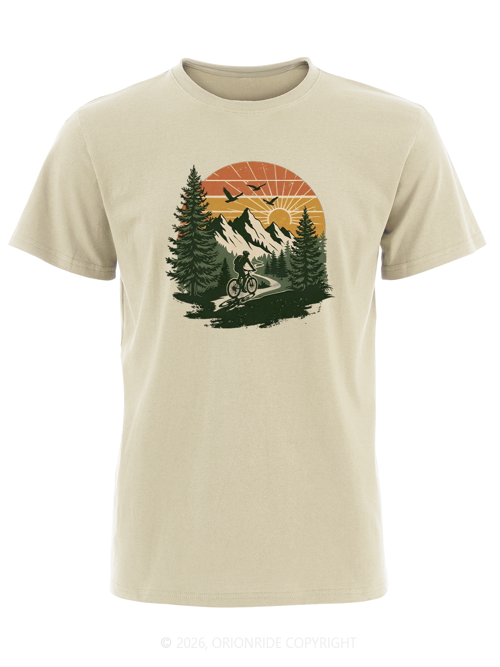 Orionride Wilderness Scenery Short Sleeves Bike T-Shirt