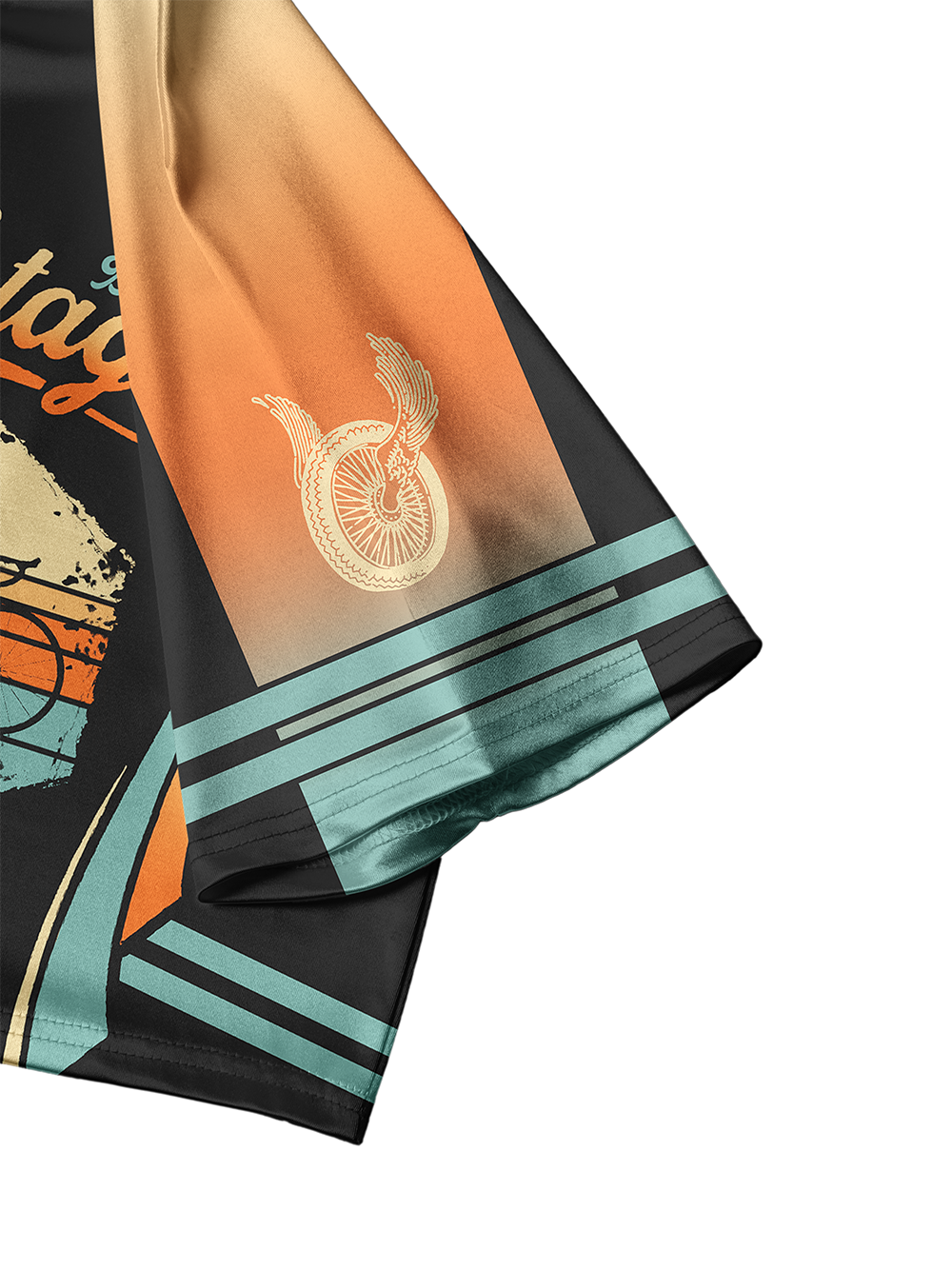 Orionride Vintage Bicycle Women's Sports Crop Jersey