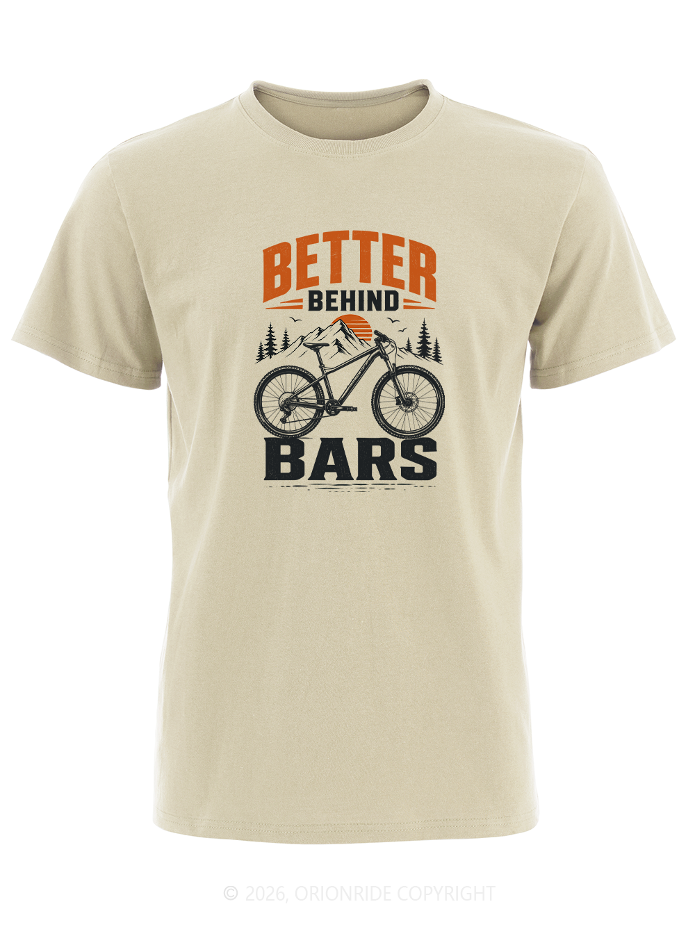 Orionride Better Behind Bars Short Sleeves Bike T-Shirt