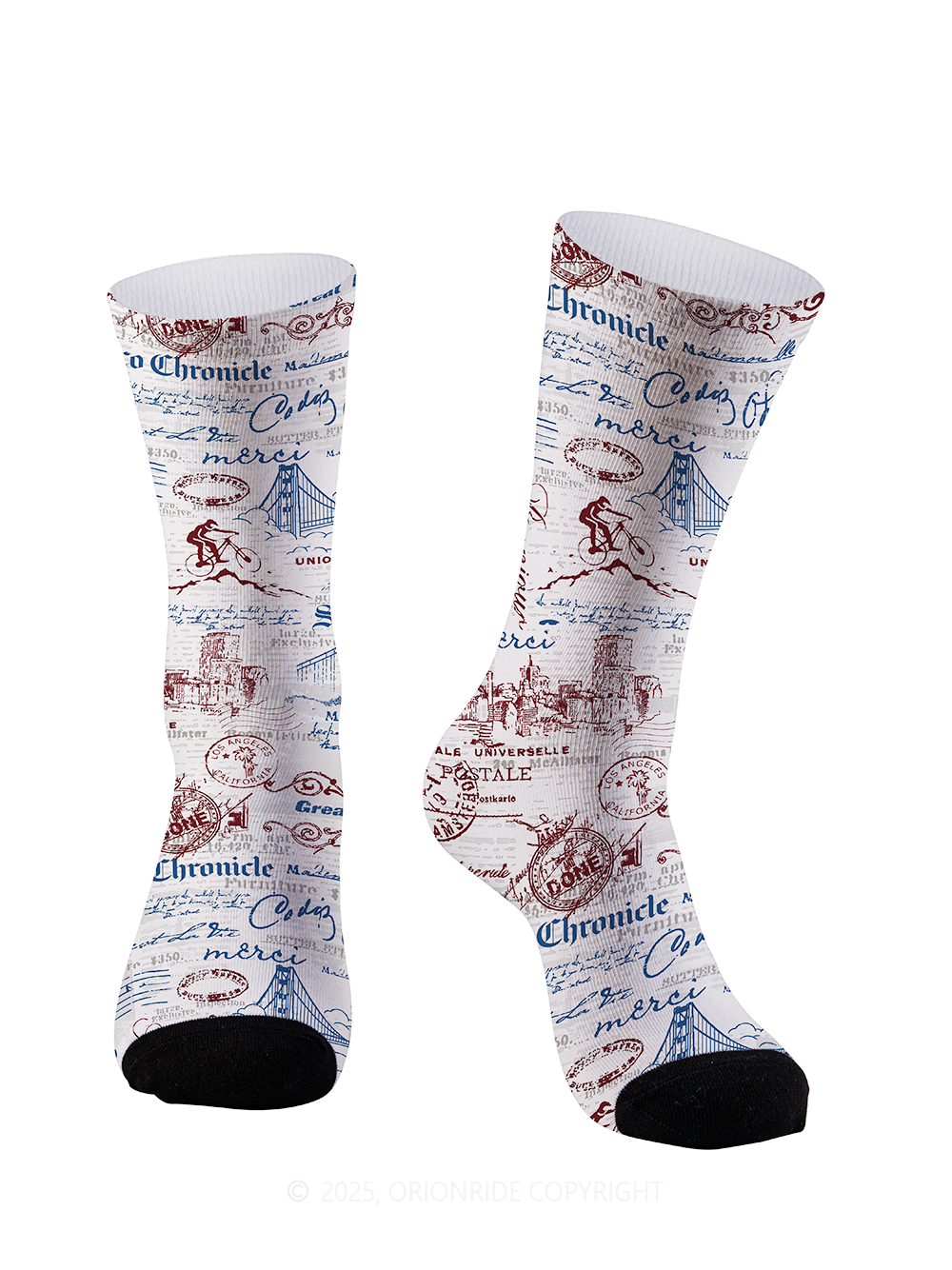 Orionride San Francisco Stories Cycling Socks