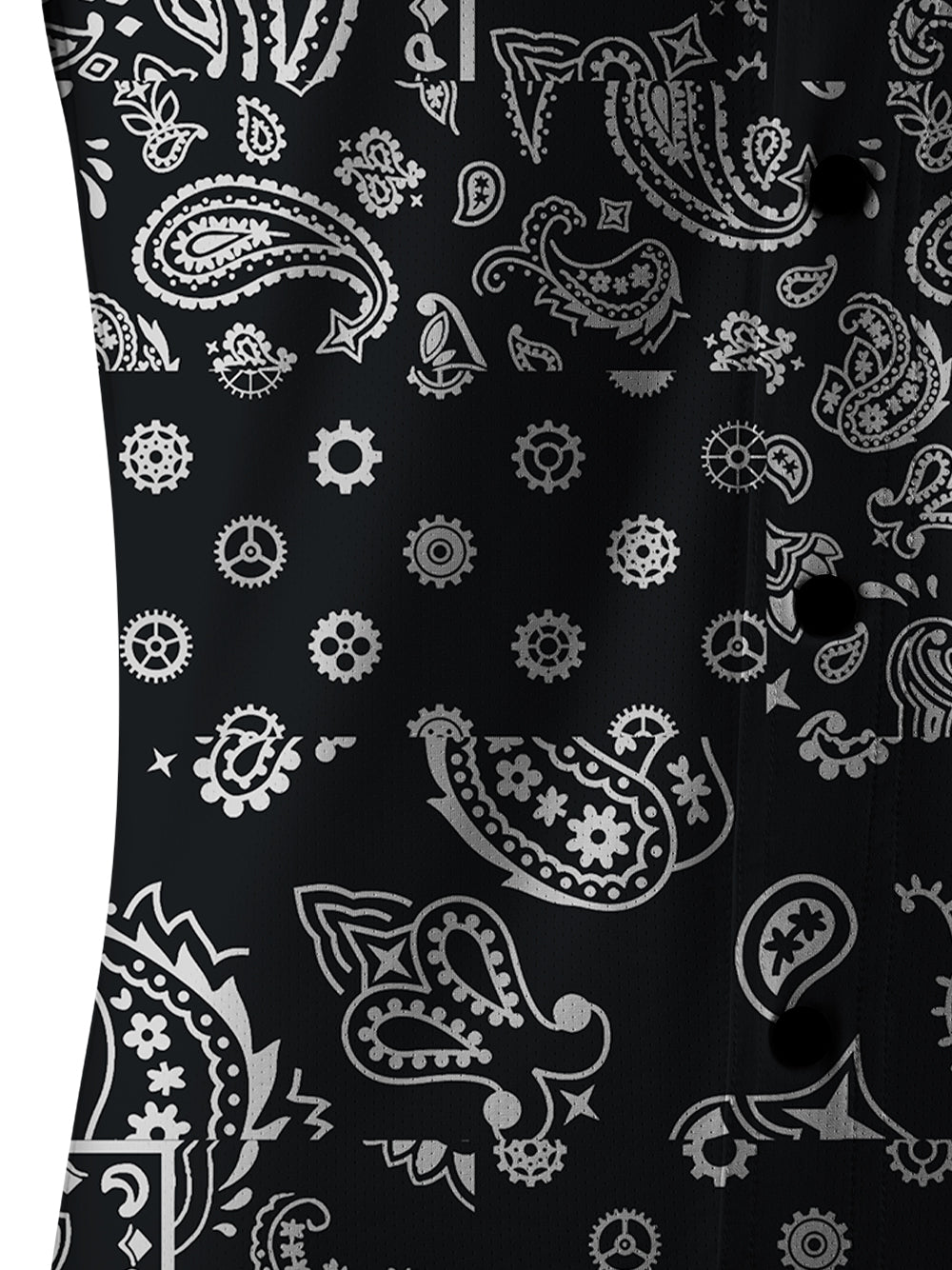 Orionride Gear Cashew Flower Men's Stretchy Breathable Long Sleeve Gravel Shirt