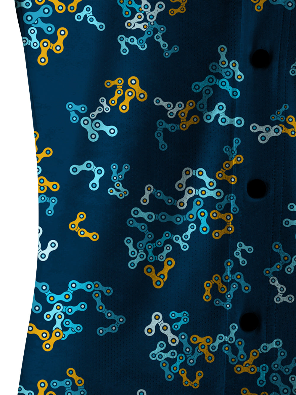 Orionride Interwoven Chains Men's Stretchy Breathable Long Sleeve Gravel Shirt