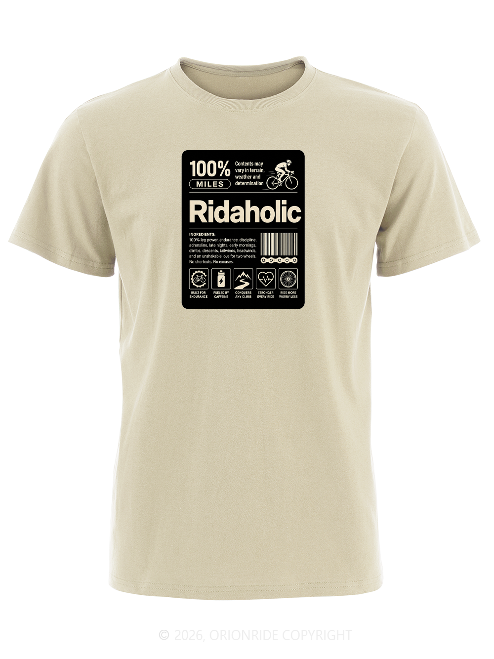 Orionride Bike Label Short Sleeves Bike T-Shirt