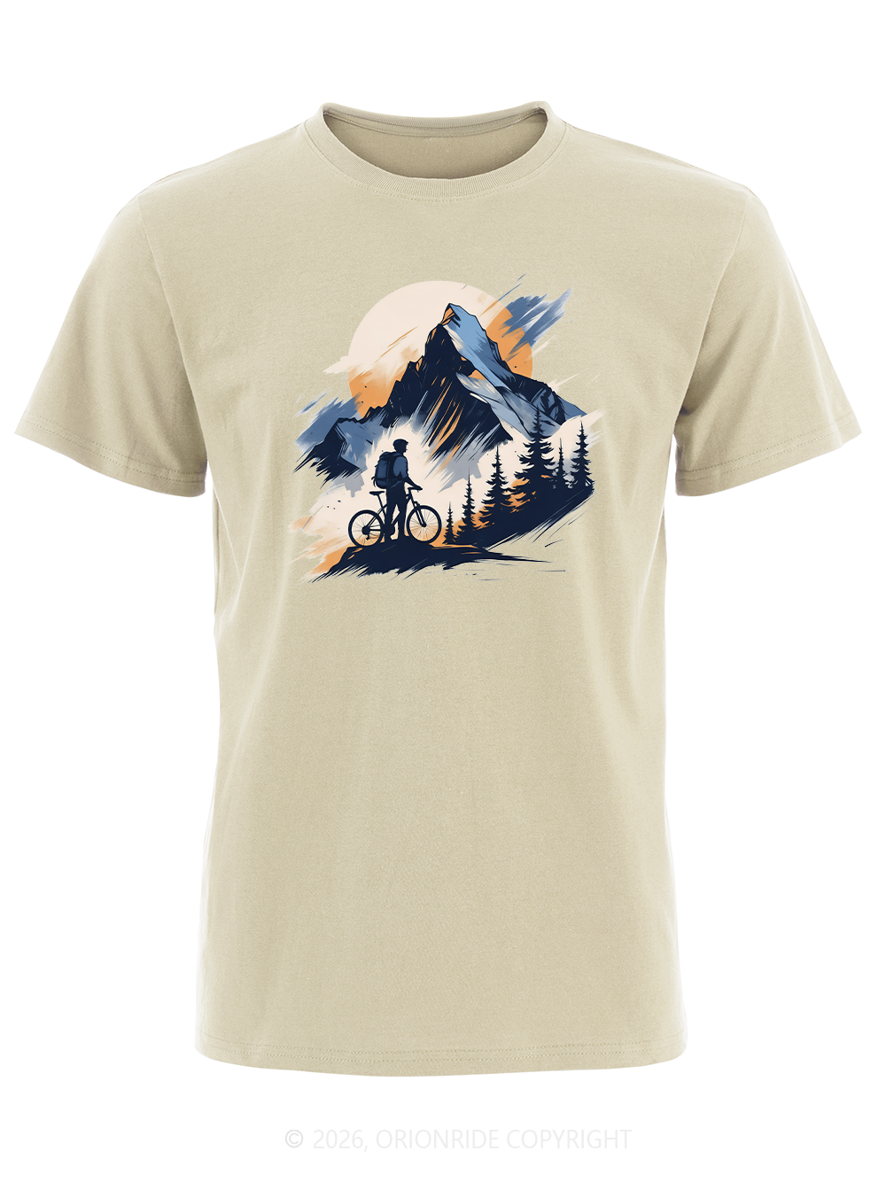 Orionride Snow Mountain Short Sleeves Bike T-Shirt