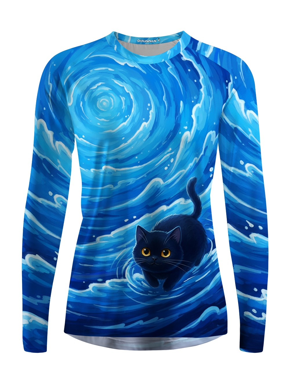 Orionride Ocean Whirlpool Women's Quick Dry Downhill Jersey