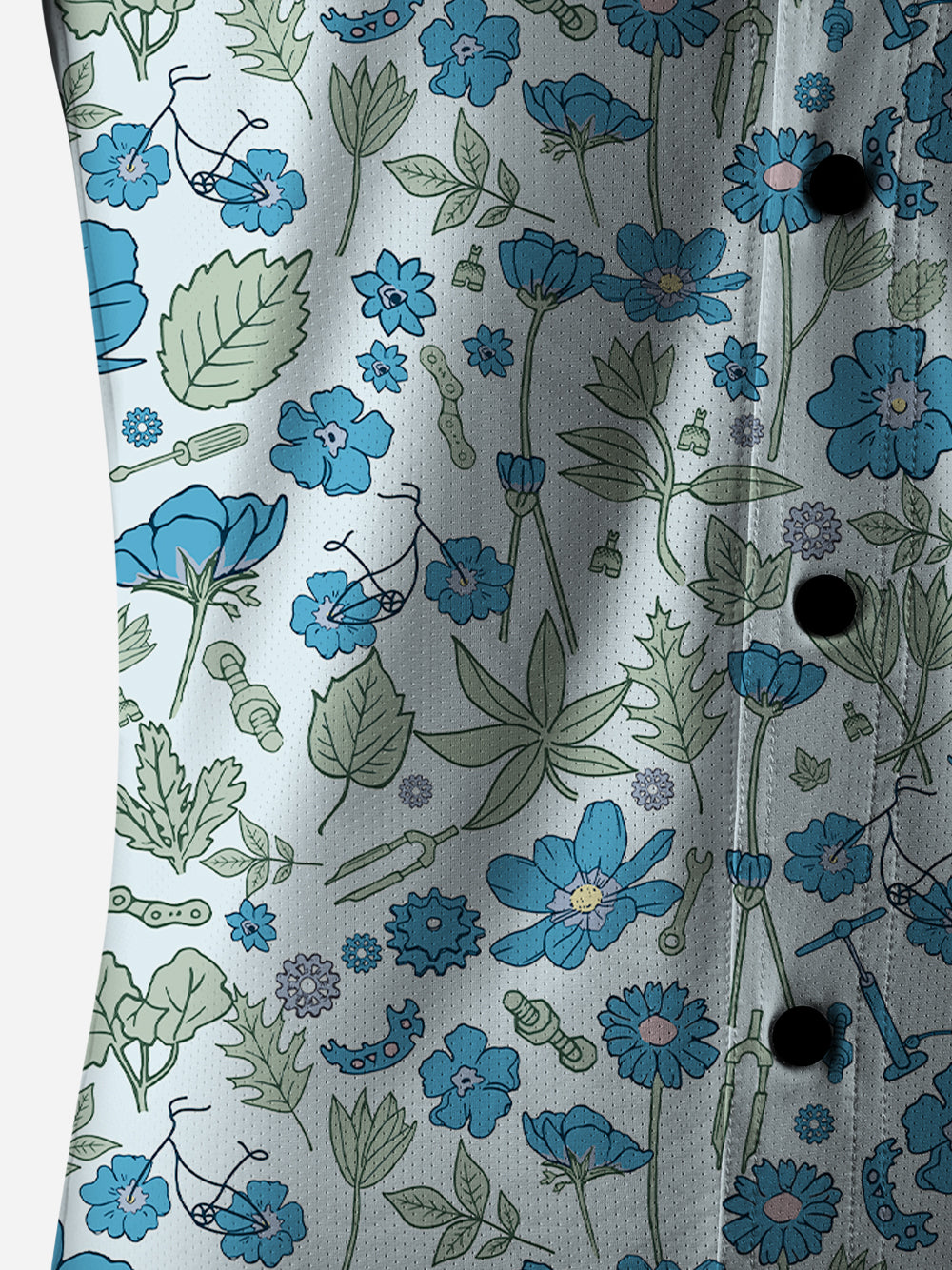 Orionride Garden Path Men's Stretchy Breathable Long Sleeve Gravel Shirt