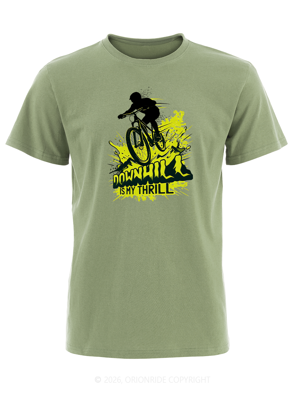 Orionride Downhill Is My Thrill Short Sleeves Bike T-Shirt