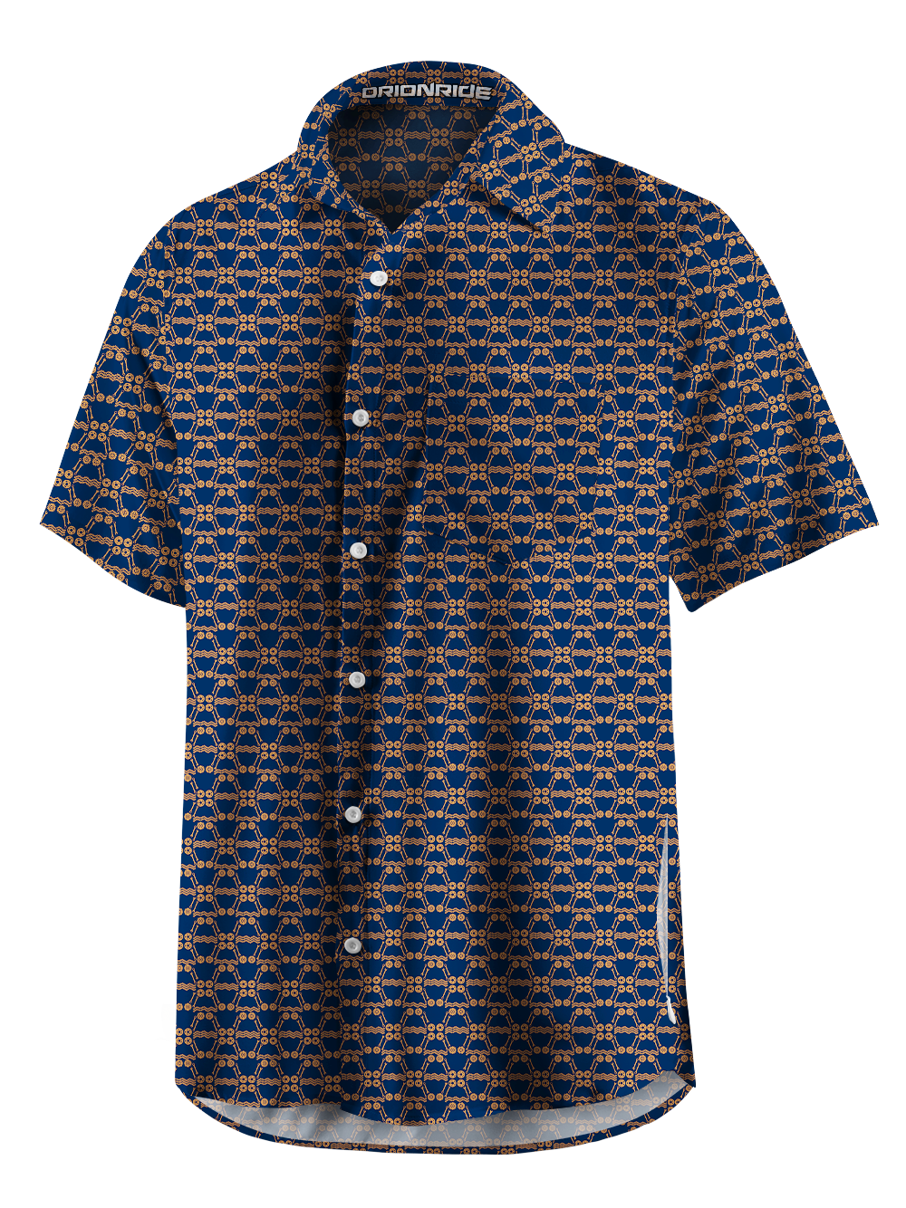 Orionride Gear And Chain Assembly Zipper Pockets Ultra Lightweight Short Sleeves Gravel Shirt