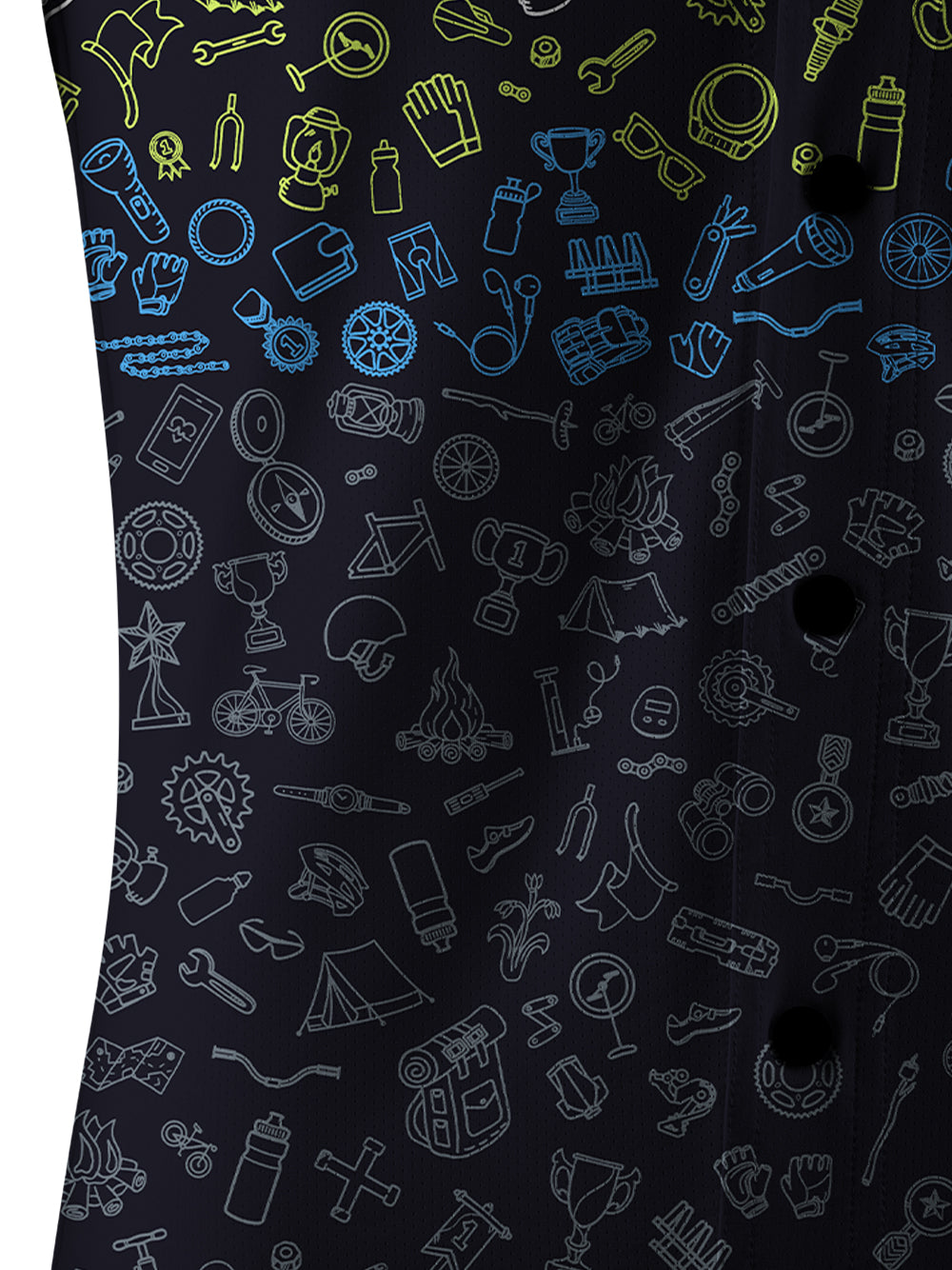 Orionride Sprite Parts Men's Stretchy Breathable Long Sleeve Gravel Shirt