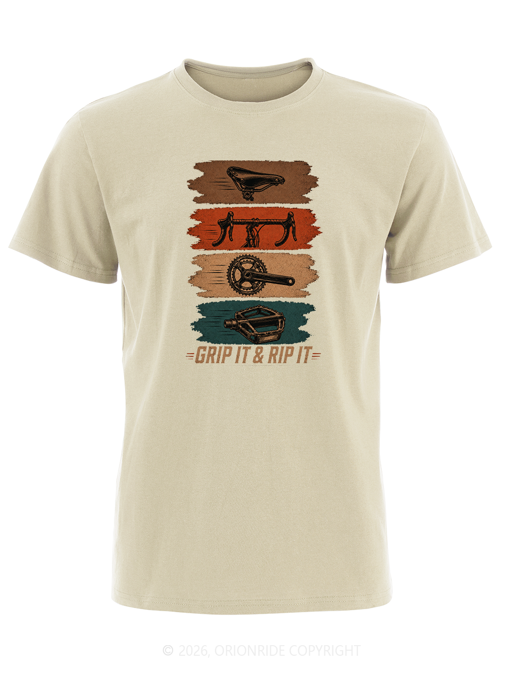 Orionride Parts Color Blocks Short Sleeves Bike T-Shirt