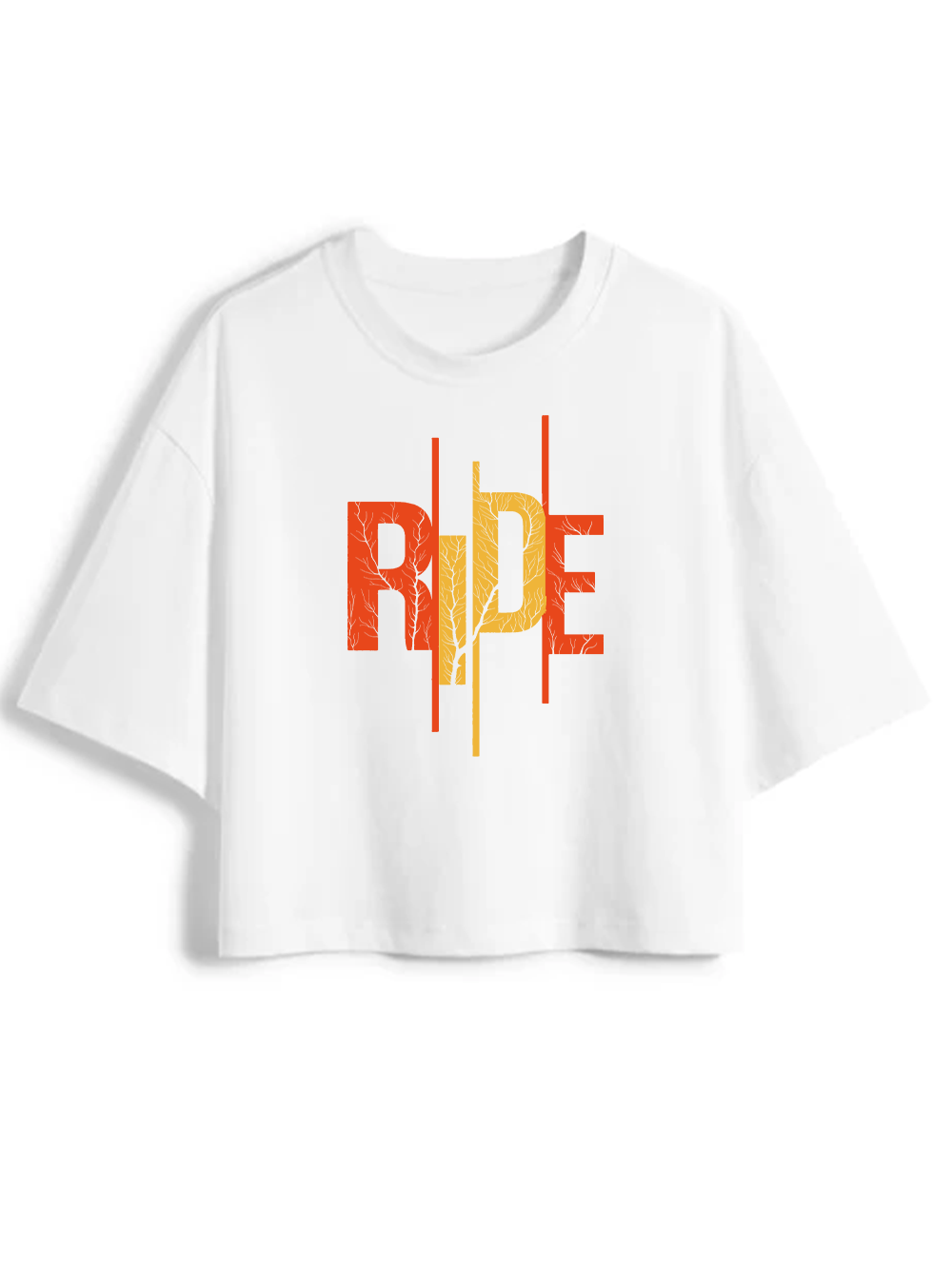 Orionride Leisure Cycling Women's Oversize Cycling Crop Tops