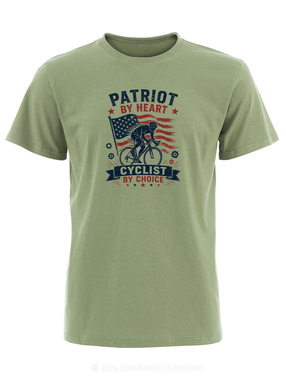 Orionride Patriot By Heart Short Sleeves Bike T-Shirt
