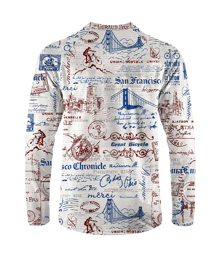 Orionride San Francisco Stories Long Sleeve Downhill Jersey