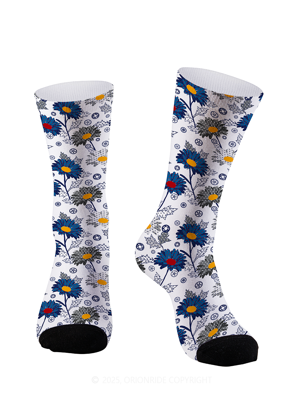 Orionride Wild Flowers Cycling Socks