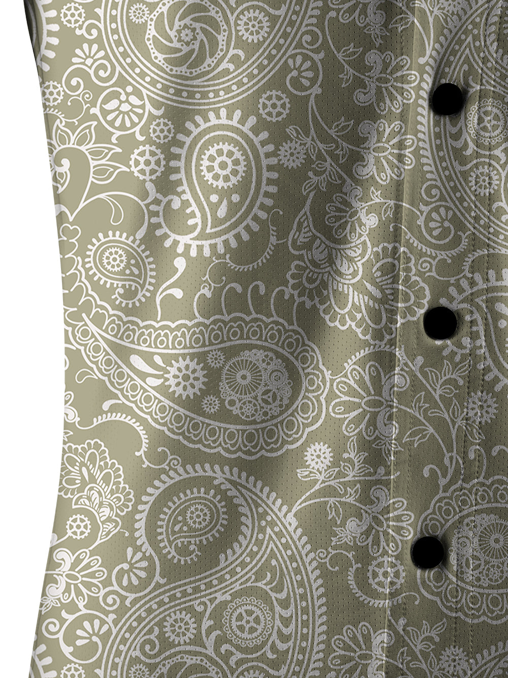 Orionride Wonderful Cashew Flower Men's Stretchy Breathable Long Sleeve Gravel Shirt