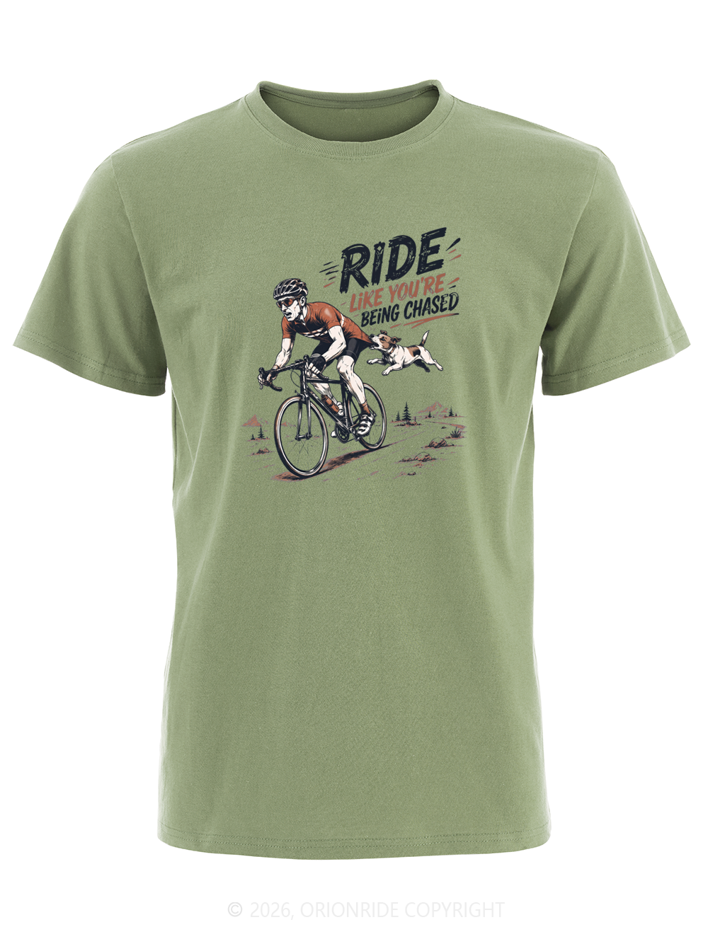 Orionride Like You’Re Being Chased Short Sleeves Bike T-Shirt