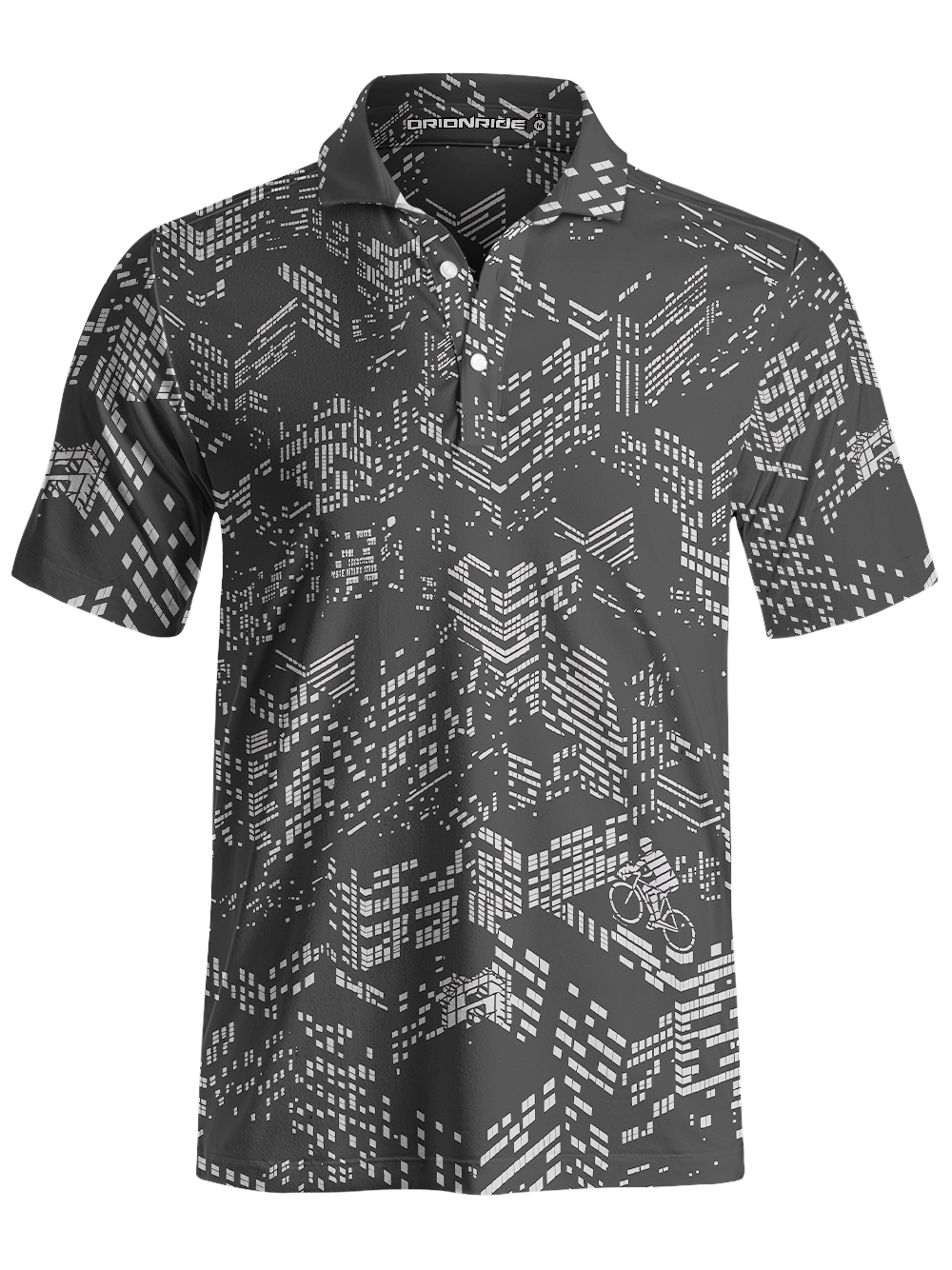 Orionride City Maze Men's Polo Shirt