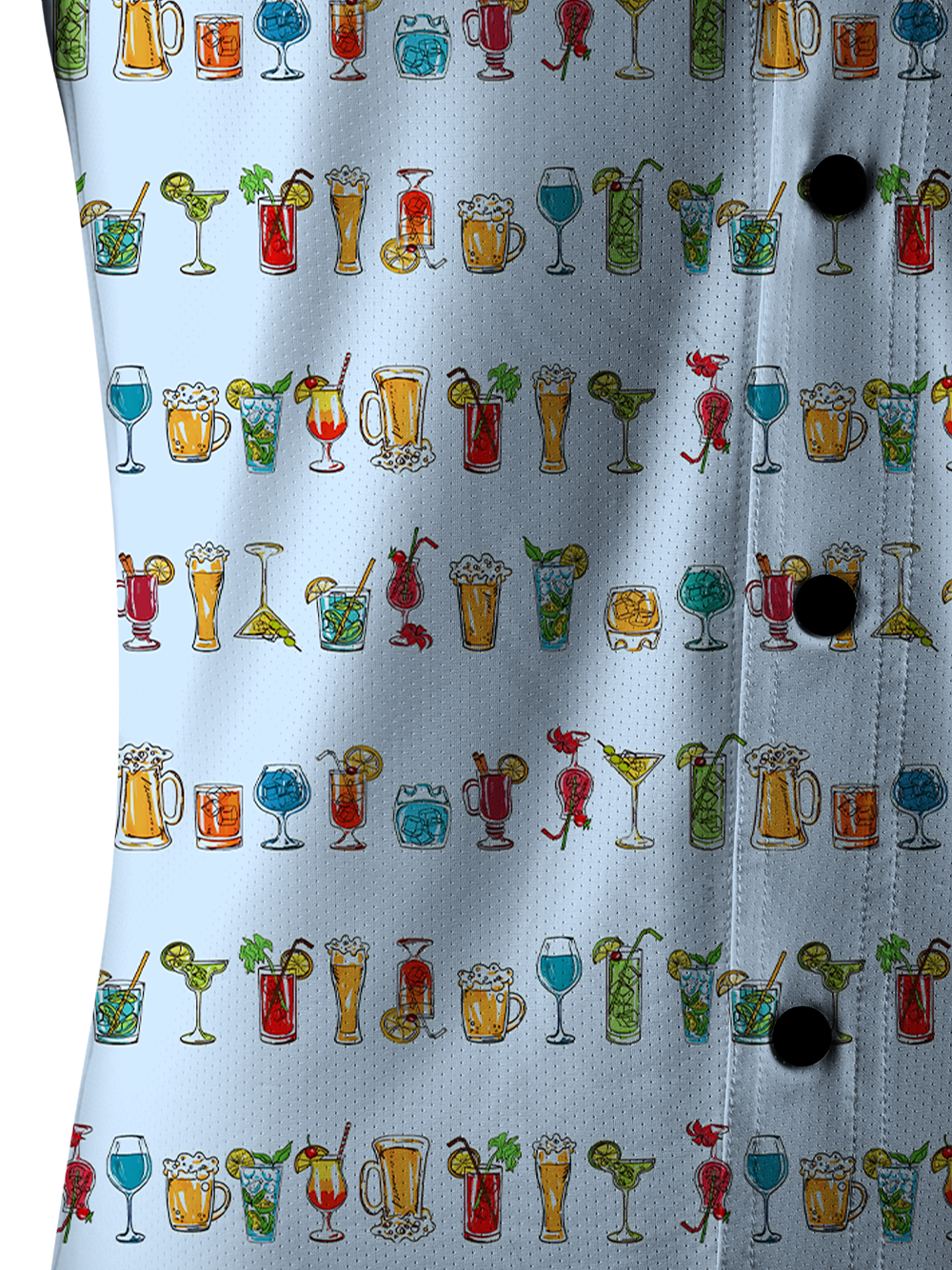 Orionride Cocktail Party Men's Stretchy Breathable Long Sleeve Gravel Shirt